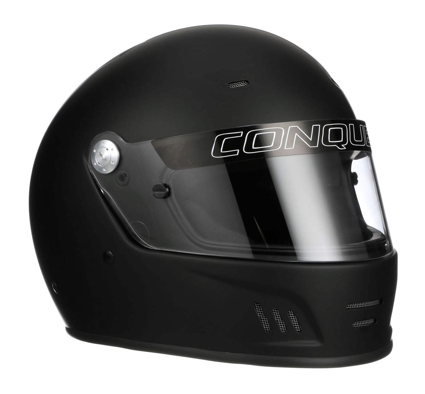 Conquer Snell Sa2020 Approved Full Face Auto Racing Race Car Helmet - Adult | Men | Women | Youth - Black Or White