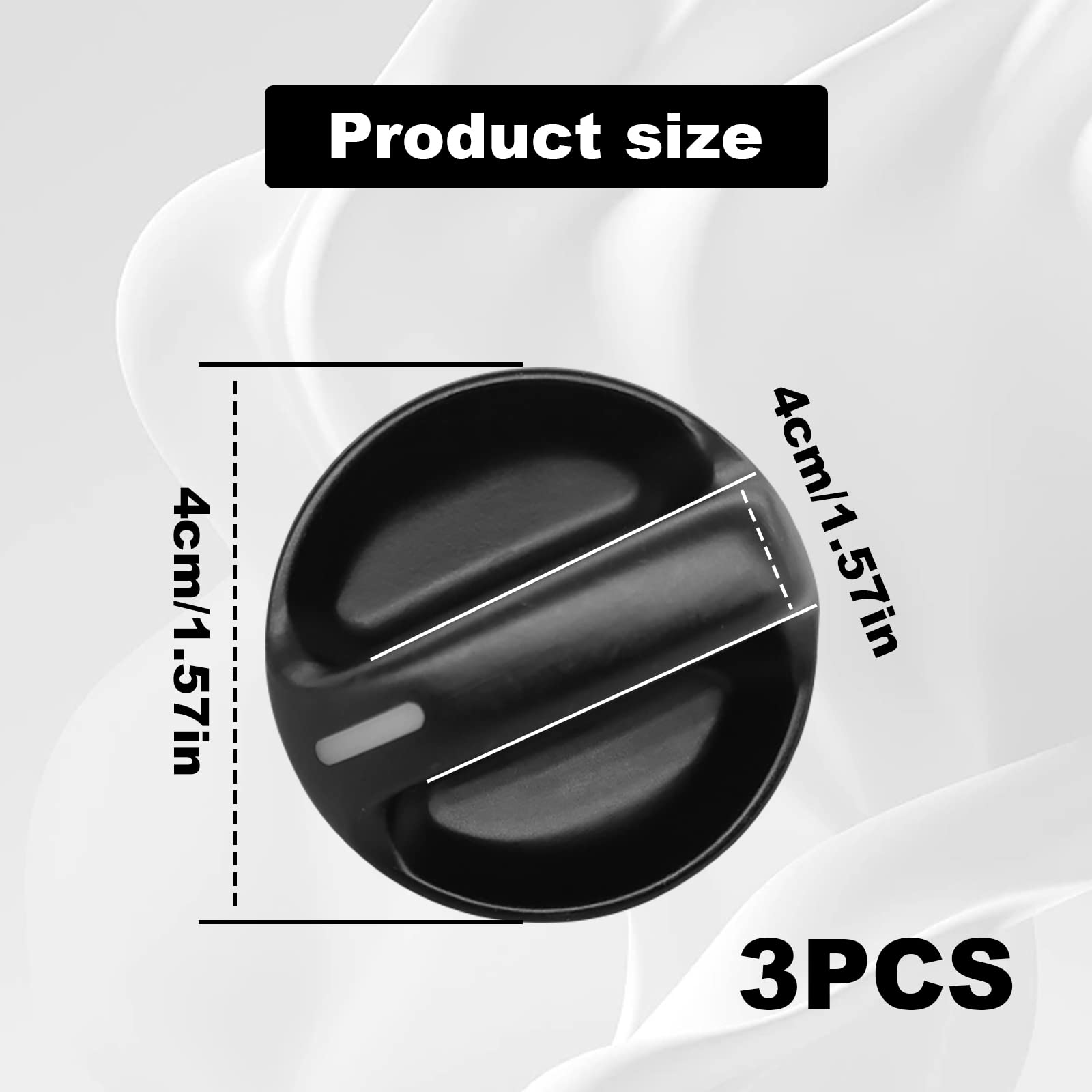 3Pcs AC Heater Blower Fan Control Knob Compatible with 2000 2001 2002 2003 2004 2005 2006 Toyota Tundra Climate Control Knob 559