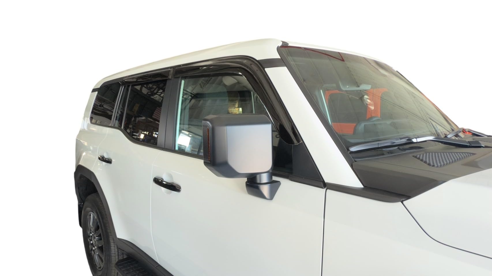 2024 2025 Tape-On Side Window Rain Guards For Toyota Land Cruiser Visor Deflectors First Edition 1958 J250