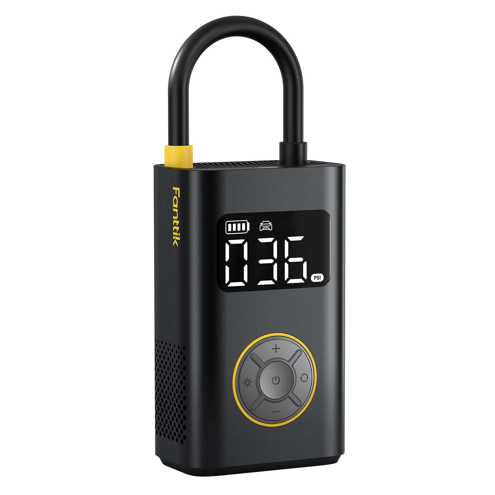 Fanttik X9 Pro Portable Tire Inflator For Motorcycle, 27S Fast Inflate Electric Bike Pump With Digital Tire Pressure Gauge, 150P