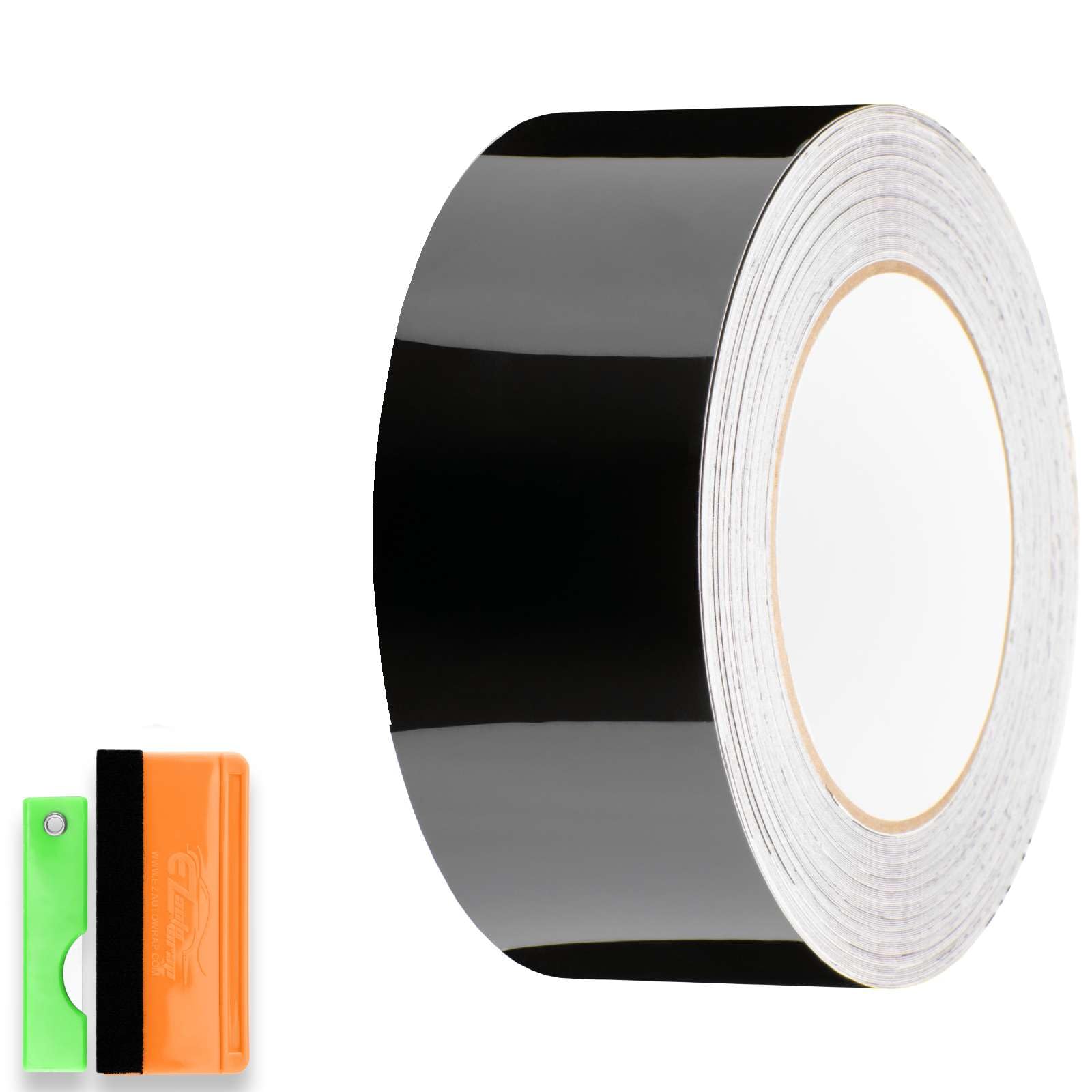 Free Tool Kit Gloss Black Vinyl Wrap Kit For Black Out Chrome Delete Window Trim Door Trim 2' X50Ft