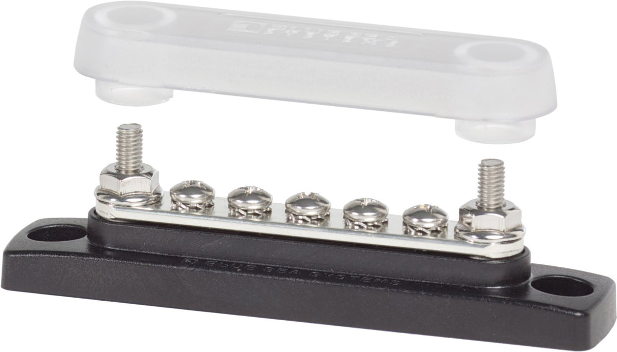 Blue Sea Systems 2314 100 Amp Mini Busbar With 5 Screws And A Cover
