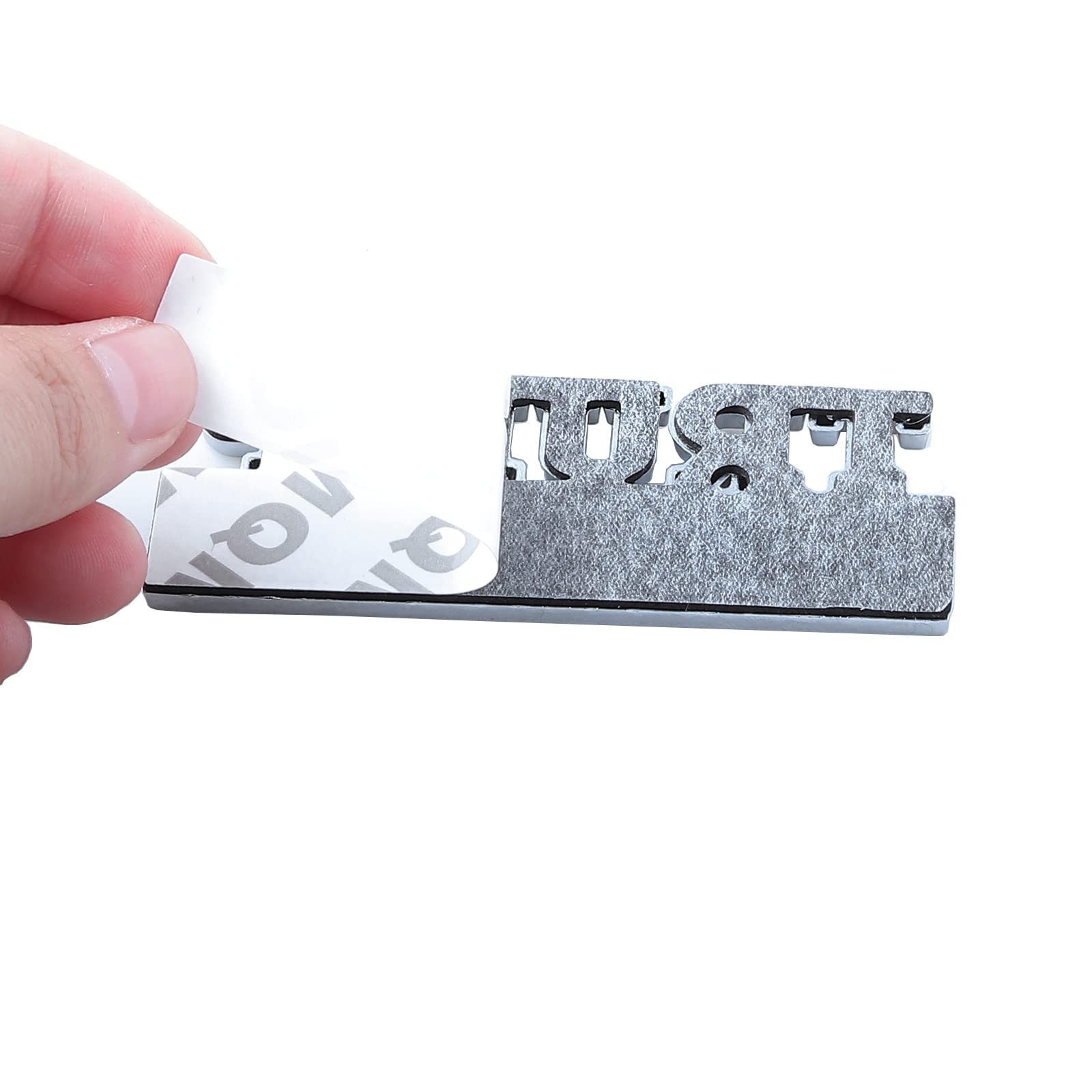 2 Pcs Trump Edition Emblem Car Side Rear Front Hood Trunk Door Badge 3D Decal Sticker Fit For Car Truck Suv (Trump, Electroplate