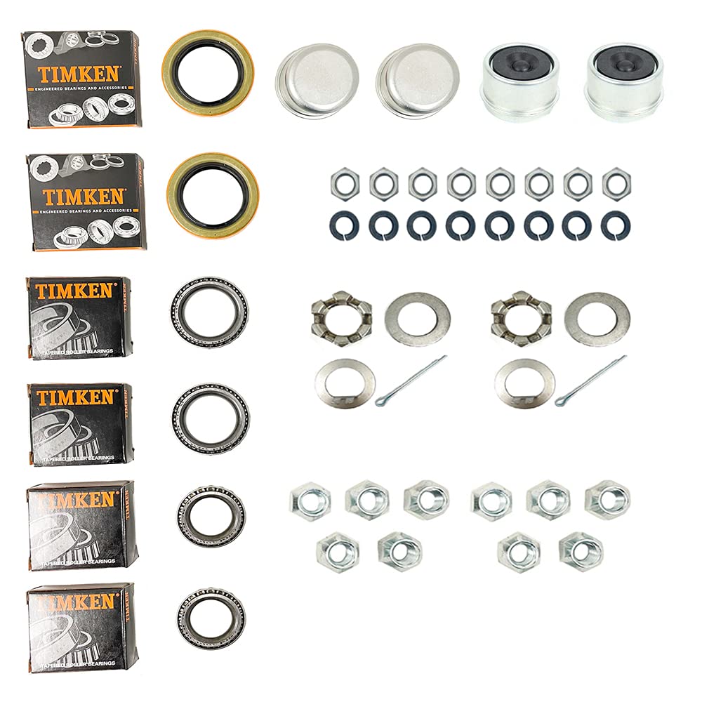 Southwest Wheel 3,500 Lbs. Trailer Axle Self-Adjusting Electric Brake Kit 5-4.5'' Bolt Circle (Pro-Kit)