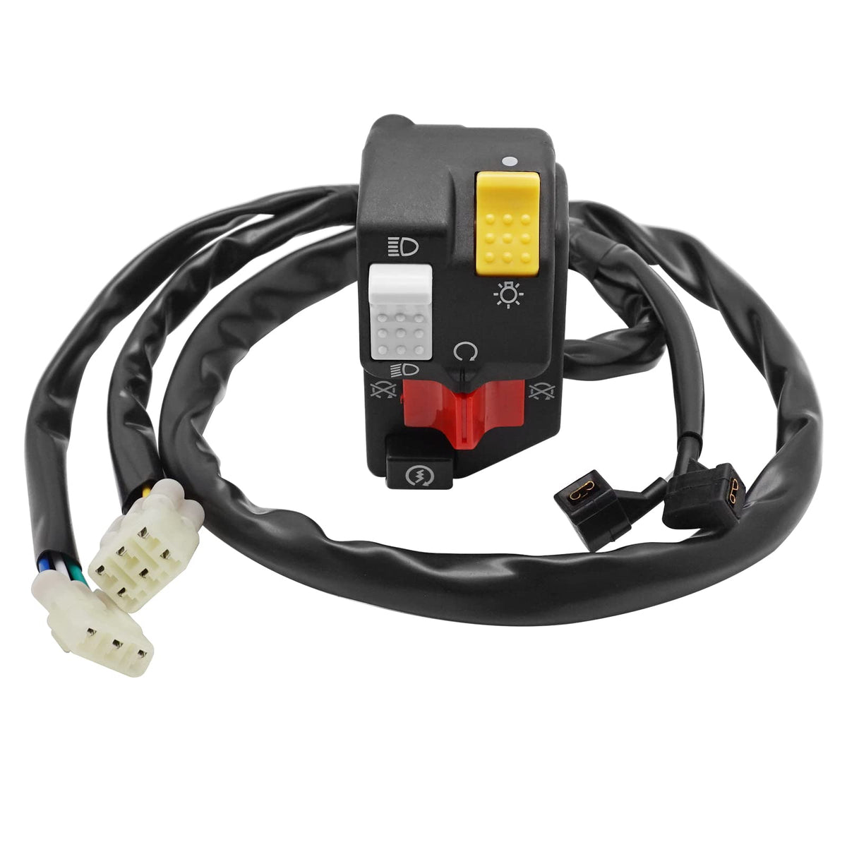 Compatible with Honda TRX400EX Sportrax TRX450ER Start Stop Switch Button Left Handlebar Headlight Light Kill Control Switch,OEM