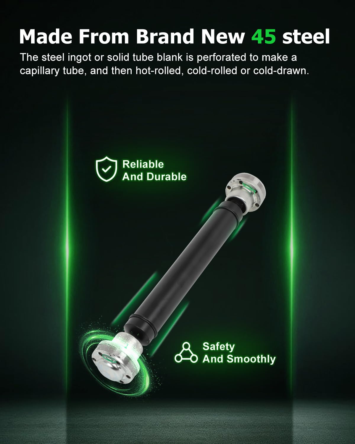 Scitoo?23.75''?Steel Front Driveshaft Assembly Drive Shaft Prop Shaft Compatible For Dodge For Durango 2011-2021,For Jeep Grand