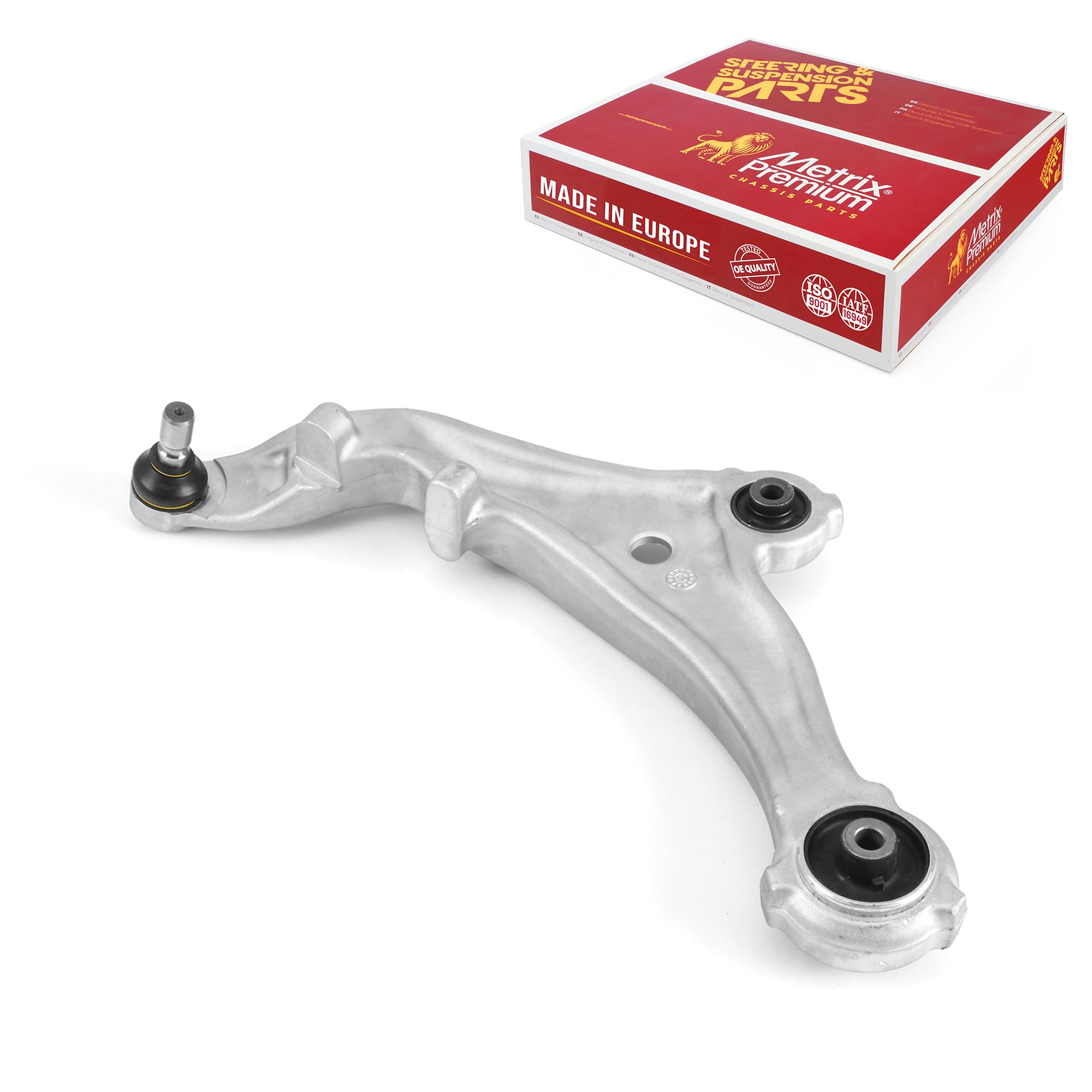 Metrix Premium Chassis Parts - Front Left Lower Control Arm W Ball Joint & Bushing Assembly Fits 2009-2014 Nissan Murano, Replac