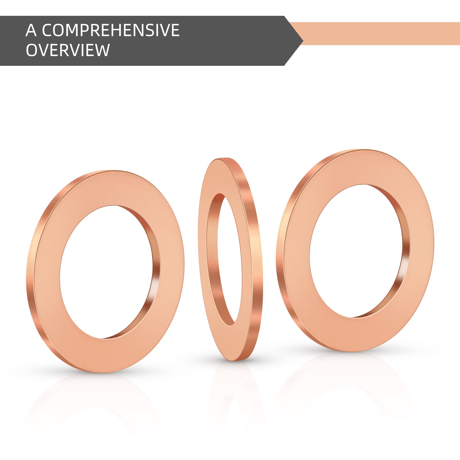 Deefill (20Pcs) M14 Red Copper Oil Drain Plug Crush Washers Coolant Seal Ring Gasket Dfl-030