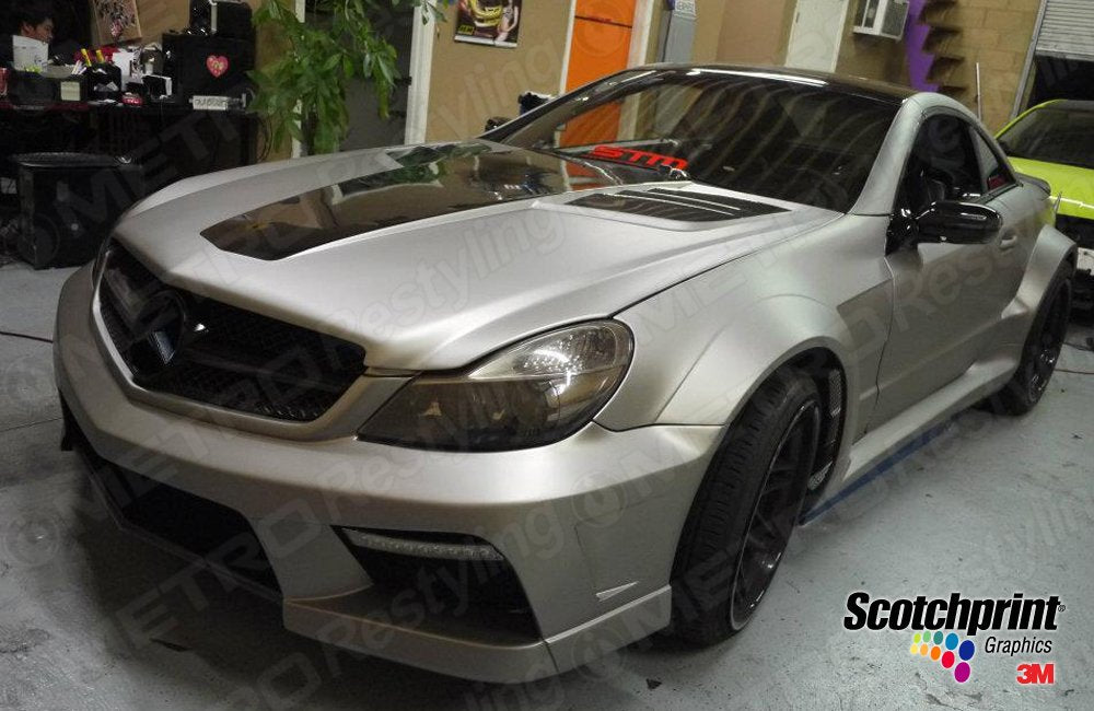 3M 1080 M230 Matte Gray Aluminum 5Ft X 1Ft (5 Sq/Ft) Car Wrap Vinyl Film