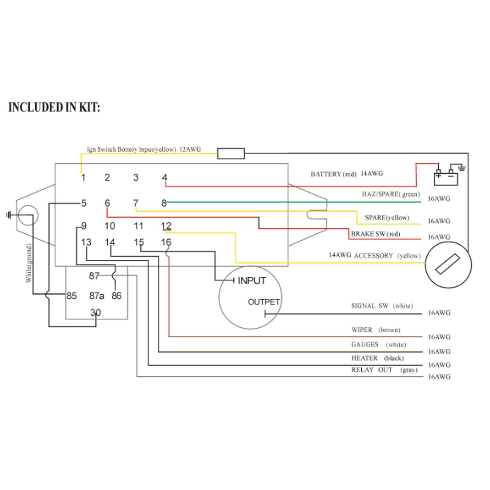 Universal 12 Circuit Wiring Wires Harness Fit For Muscle Car Hot Rod Street Rod Xl Wires