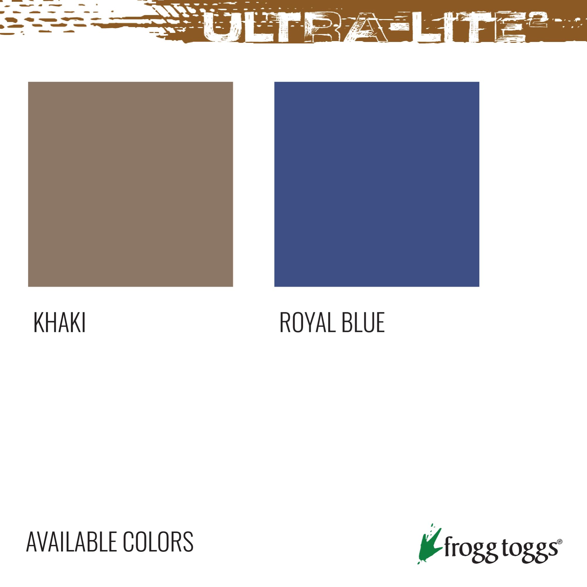 Frogg Toggs Men'S Ultra-Lite2 Waterproof Breathable Rain Jacket, Khaki, Large