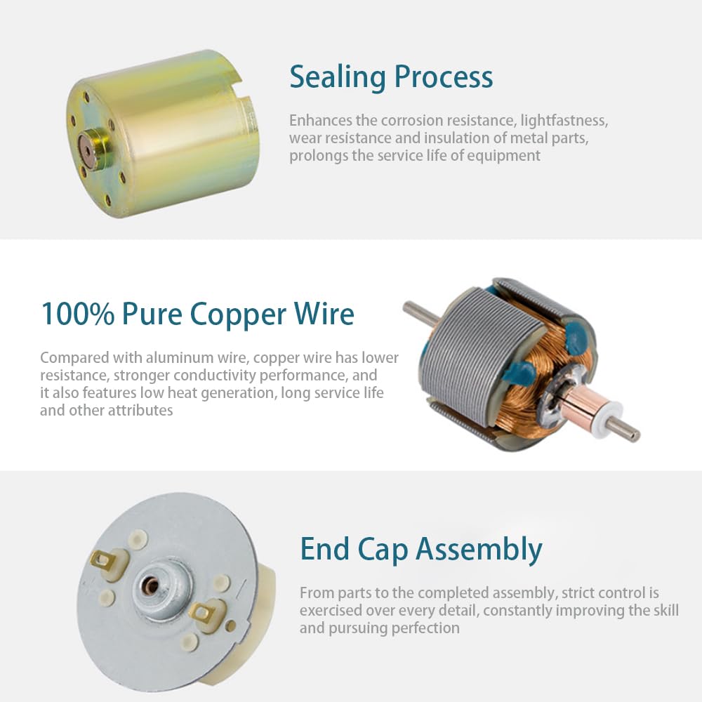 Greartisan Dc 12V 10Rpm Gear Motor High Torque Electric Micro Speed Reduction Geared Motor Centric Output Shaft 37Mm Diameter Ge