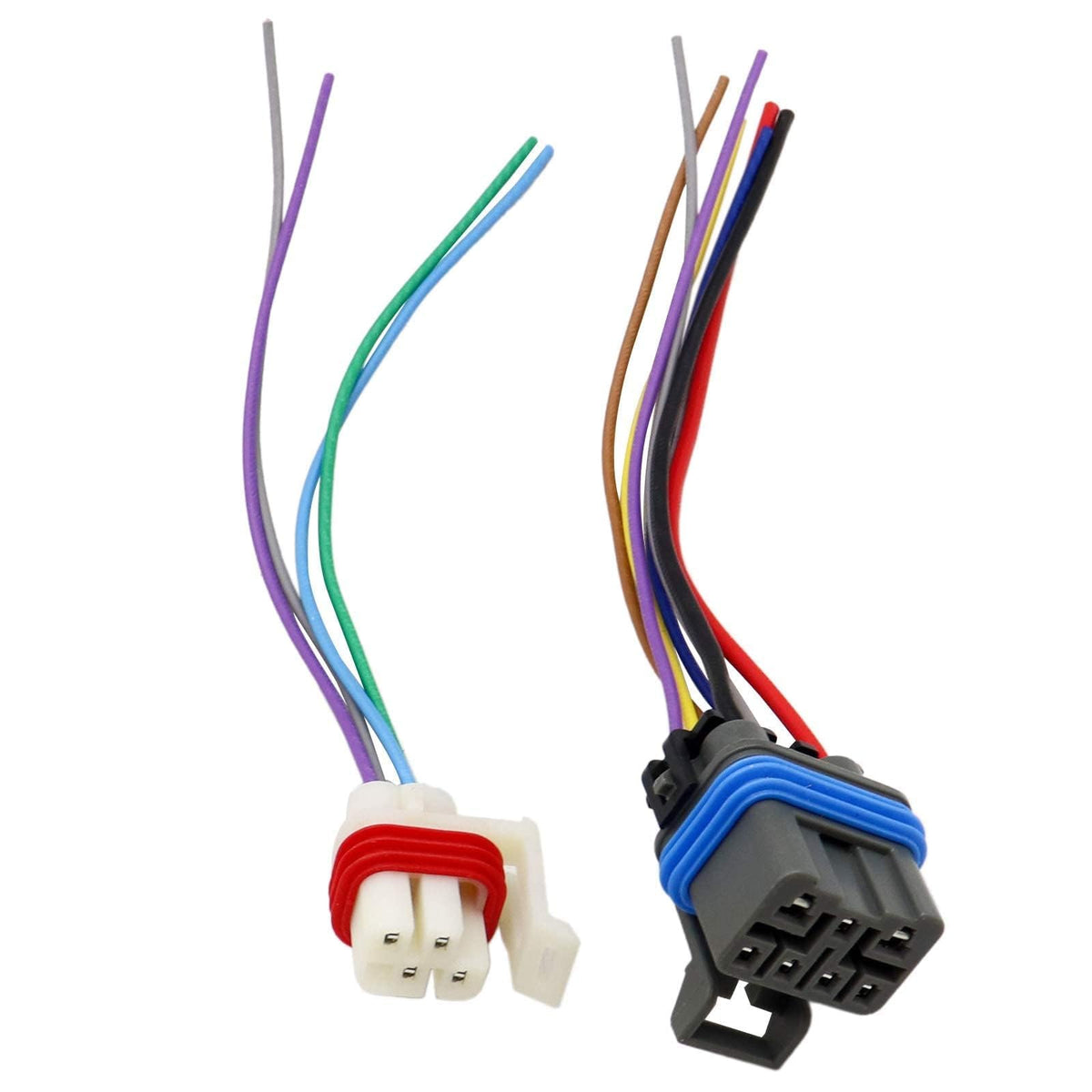 ?Secosautoparts 4L60E 4L80E 65E Neutral Safety Switch Pigtails Switch Connectors 7 & 4 Wire Fit For Gm 1995 To 2004 4-Speed Automatic Transmission 88862288 15305920 15305887 350-0077-1P 186-24229422