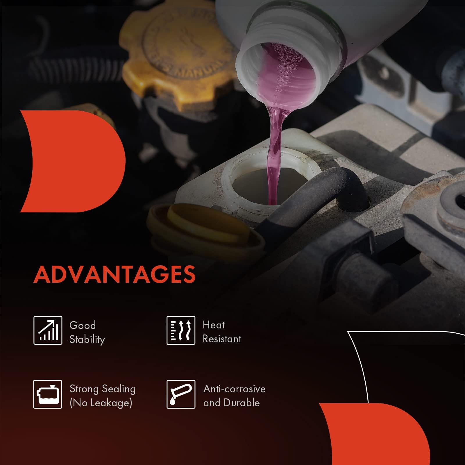 A-Premium Engine Coolant Overflow Recovery Reservoir Tank [With Cap] Compatible With Bmw 118I, 318I, I3 2014-2019, I3S, I8 14-19