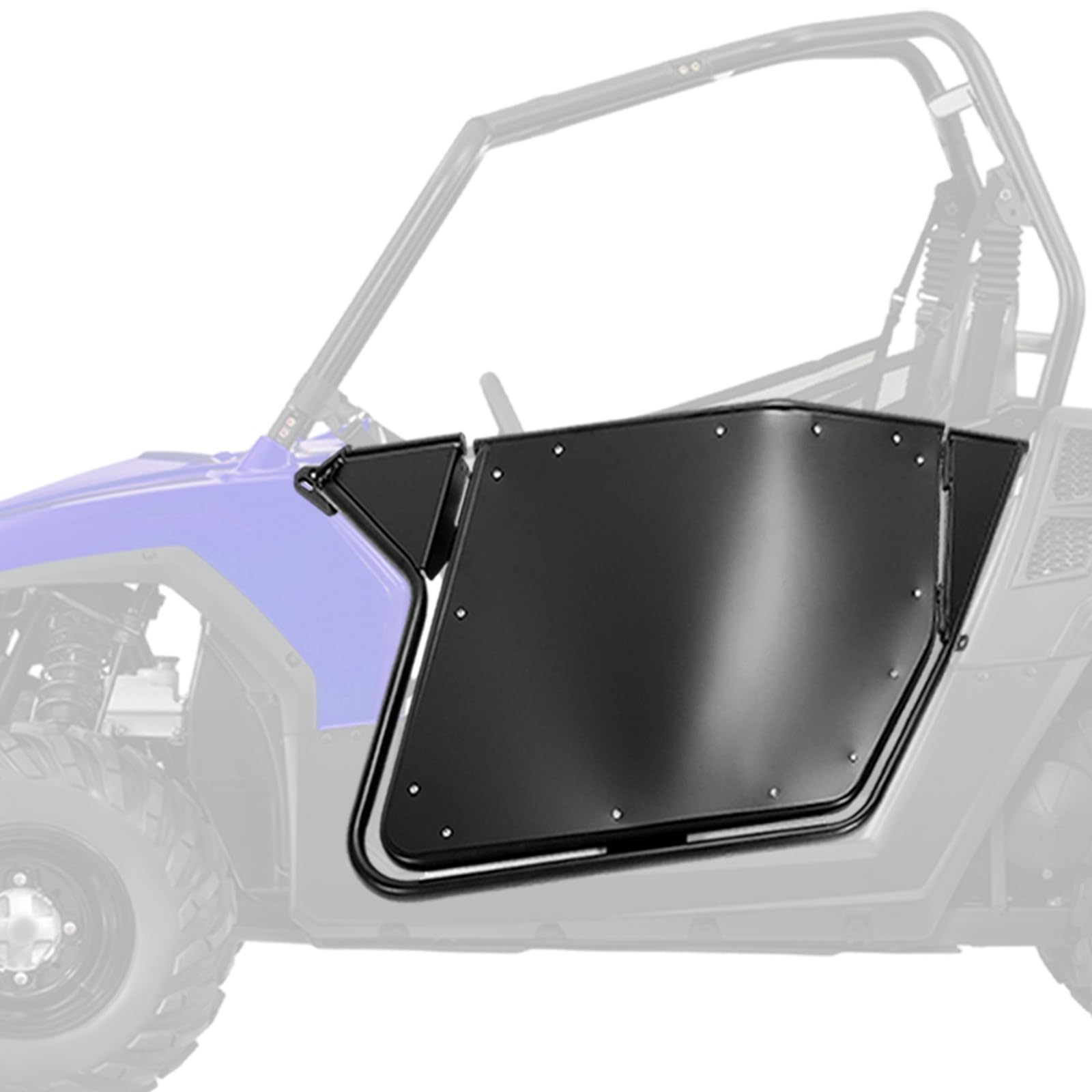 Kuafu Black Metal Doors Compatible With 2008-2014 Polaris Rzr 800/ S 800/ Xp 900 2012-2021 570 2 Door Models Steel Aluminum