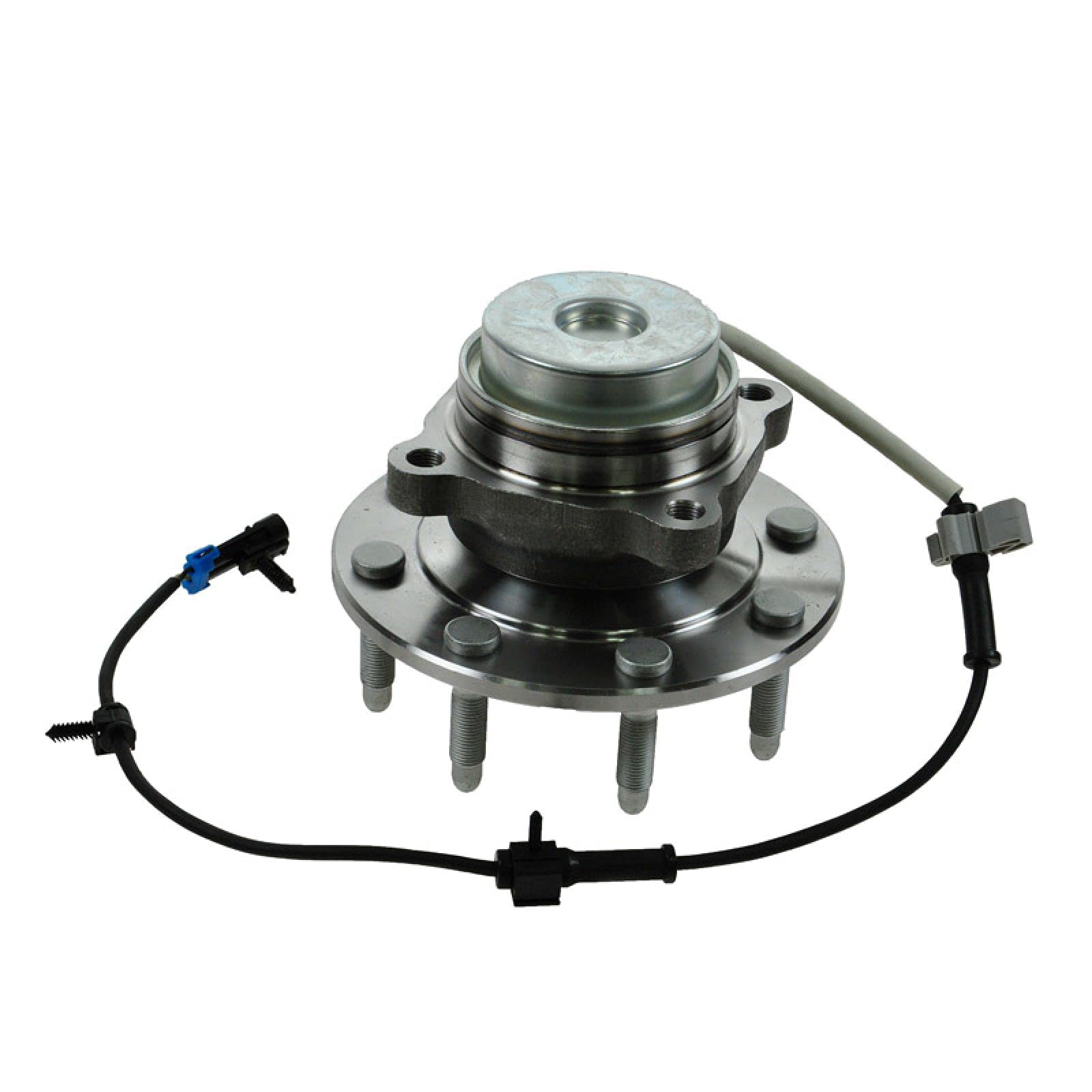 Trq Front Wheel Bearing & Hub Assembly With Abs Sensor Compatible With 2003-2017 Chevrolet Express 2500 Express 3500 2009-2015 E