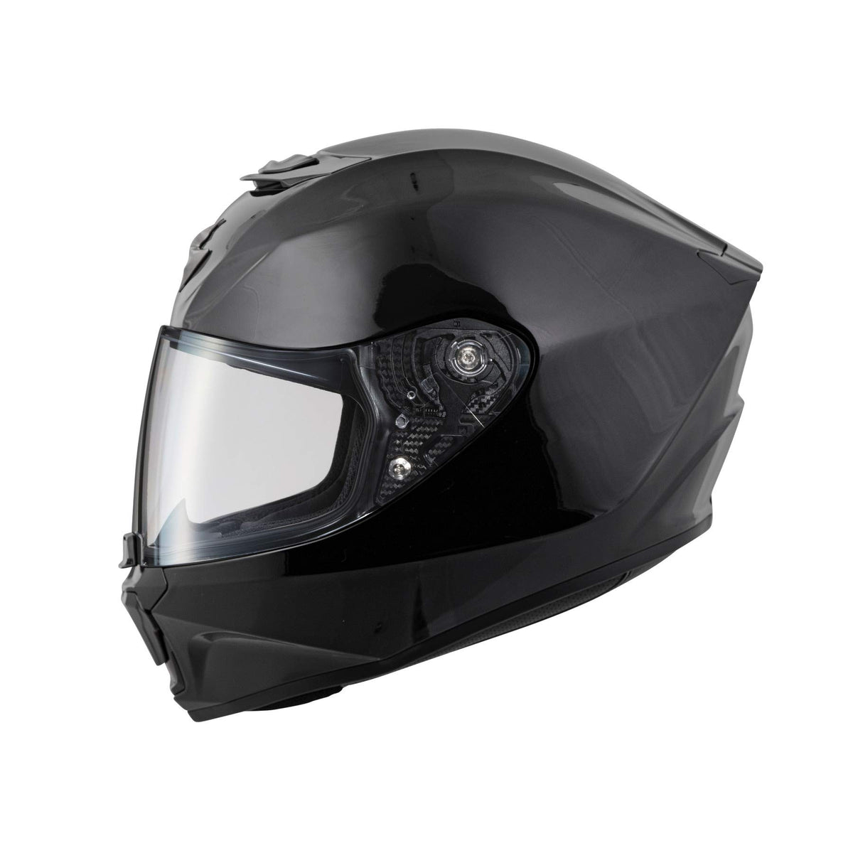 ScorpionEXO R420 Full Face Motorcycle Helmet with Bluetooth Ready Speaker Pockets DOT SNELL Solid (Black - Small)