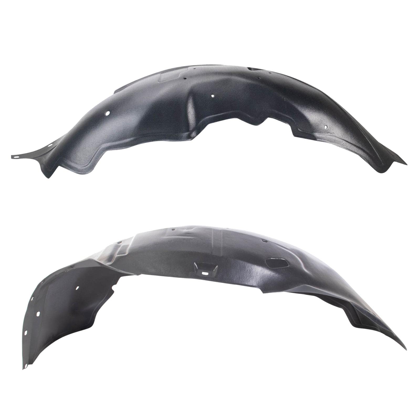 Trq Front Inner Fender Liner Set Compatible With 2002-2006 Chevrolet Avalanche 1500 Gm1250113 Gm1251114