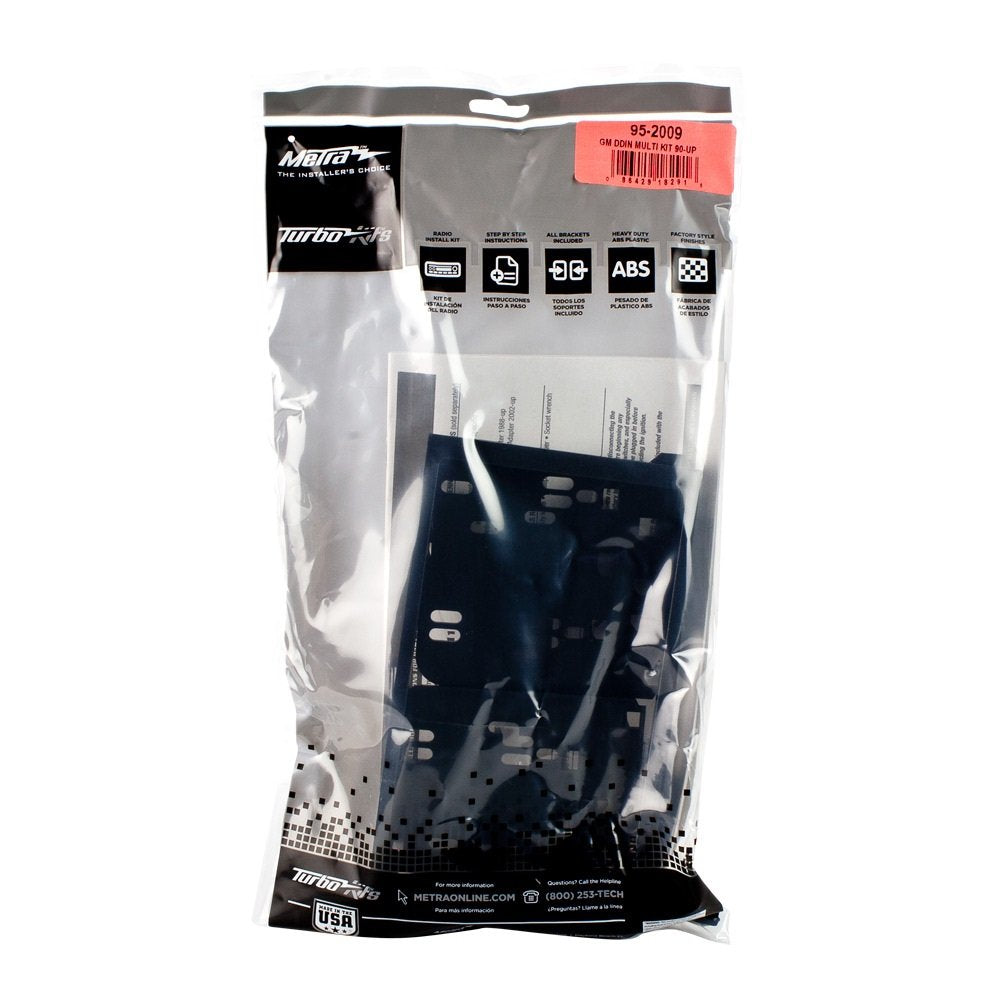 Metra Double DIN Installation Multi-Kit for Select 90-up GM/Honda/Isuzu/Suzuki Vehicles 90-up,black, 14.50in. x 8.10in. x 1.50in