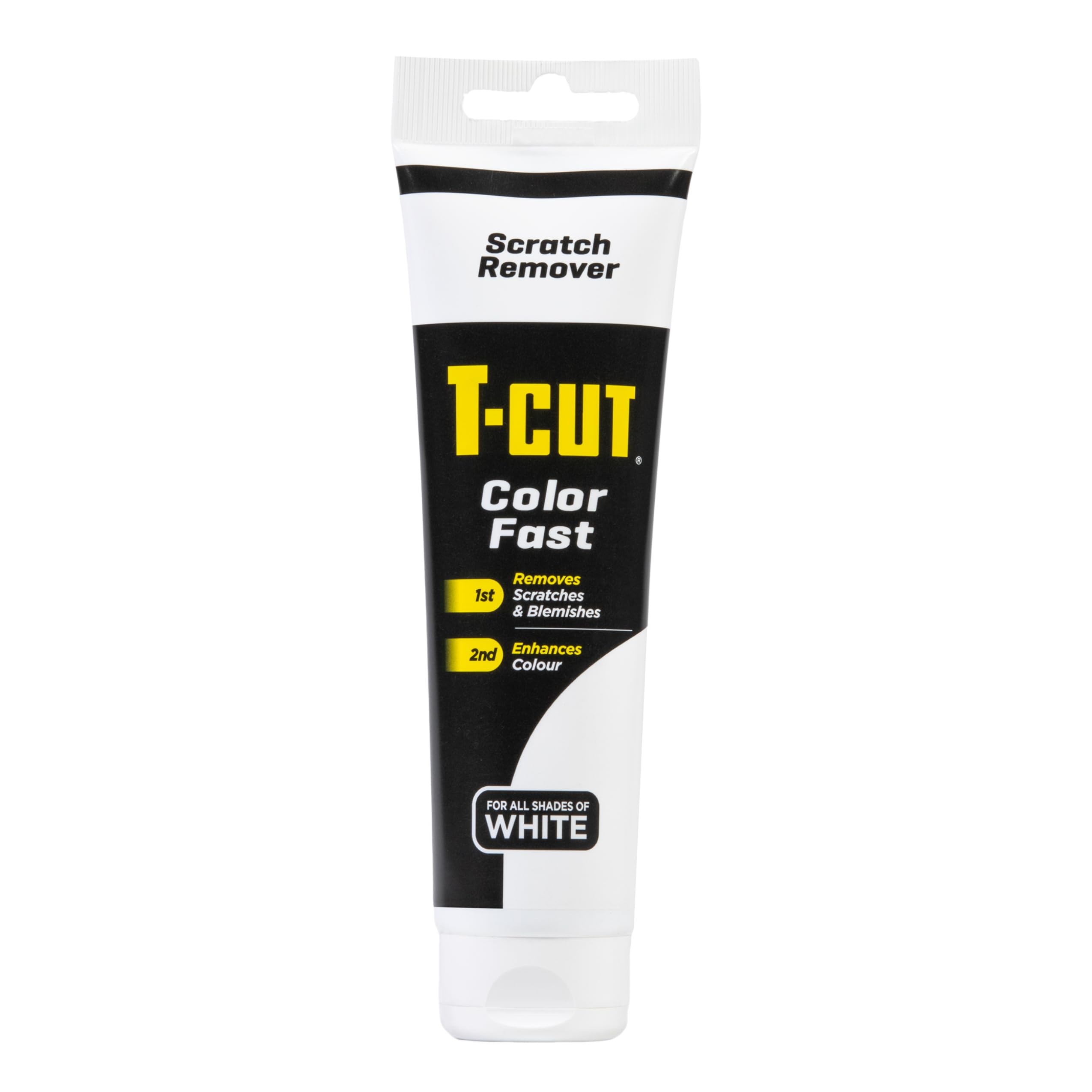 T-Cut Color Fast White Car Wax Polish, Scratch Remover, 5.3 Oz, Aluminum Oxide, Model CSW150