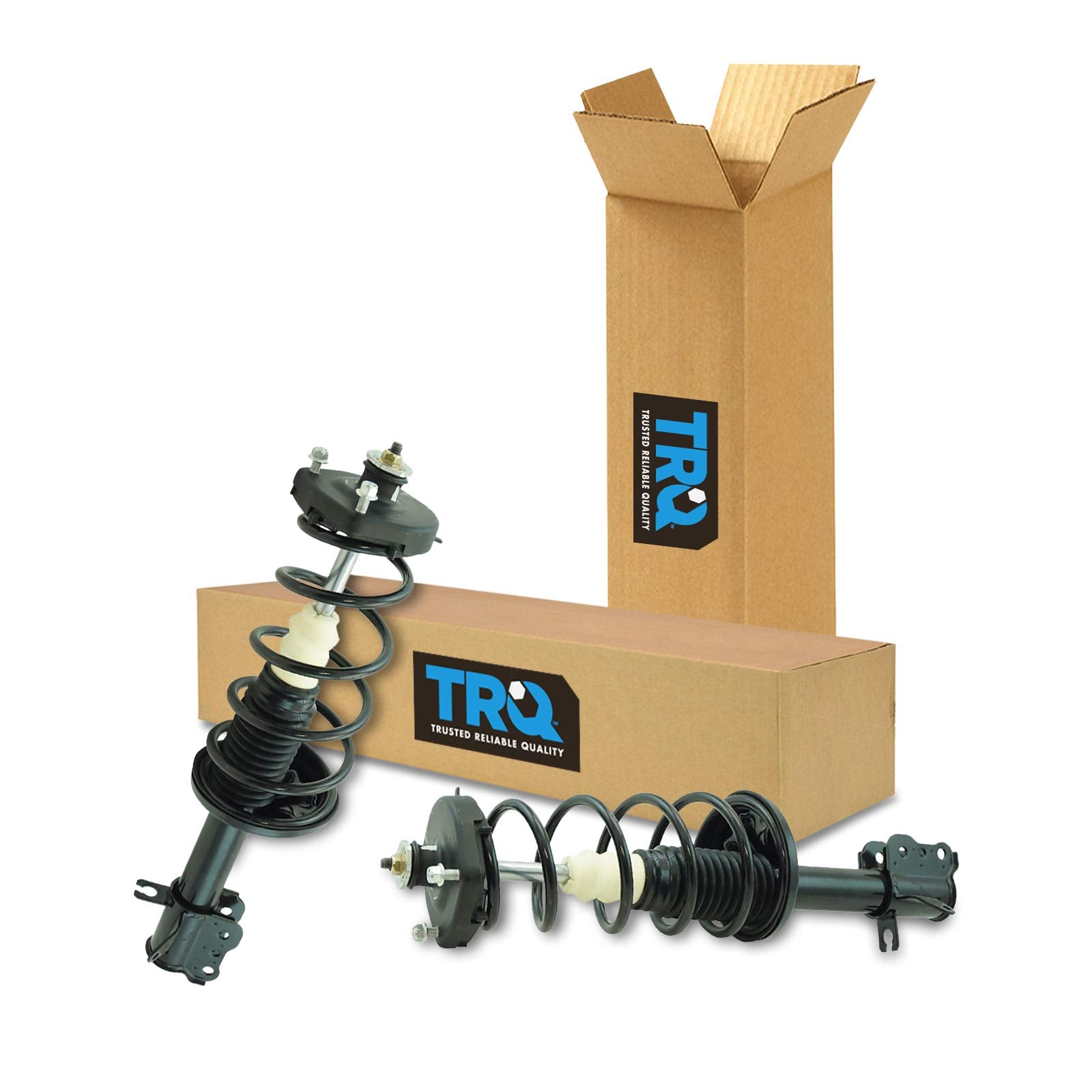 Trq Rear Strut & Coil Spring Assembly Set Driver & Passenger Sides Compatible With 99-03 Mazda Protege