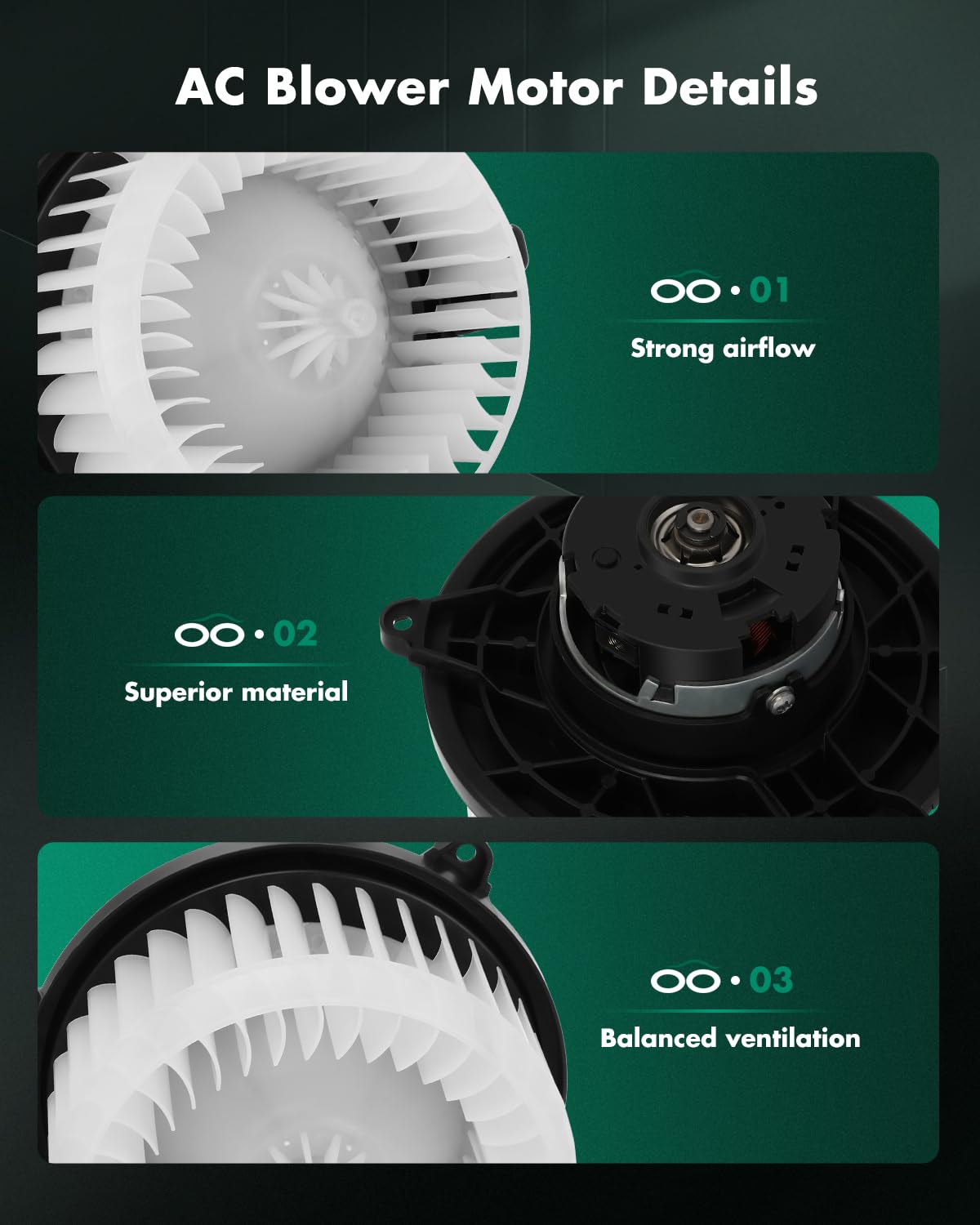 Scitoo Hvac Heater Blower Motor With Fan Cage Front 700197 For Kia For Sorento V6 3.5L 2003 2004 2005 2006