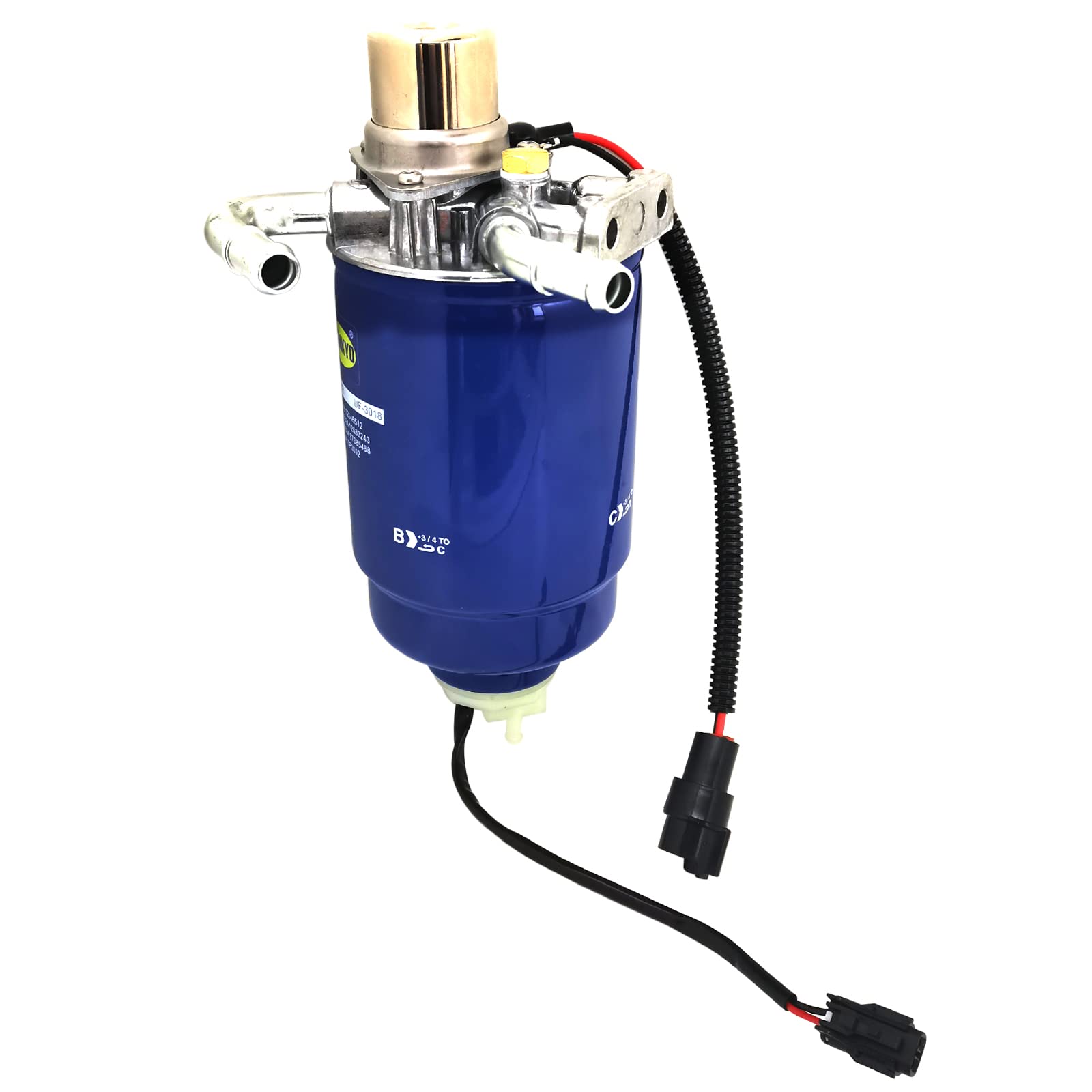 For 2001-2004 CHEVROLET SILVERADO GMC SIERRA 2500 3500 6.6L DURAMAX FUEL FILTER/WATER SEPARATOR HOUSING ASSEMBLY OEM 97780061