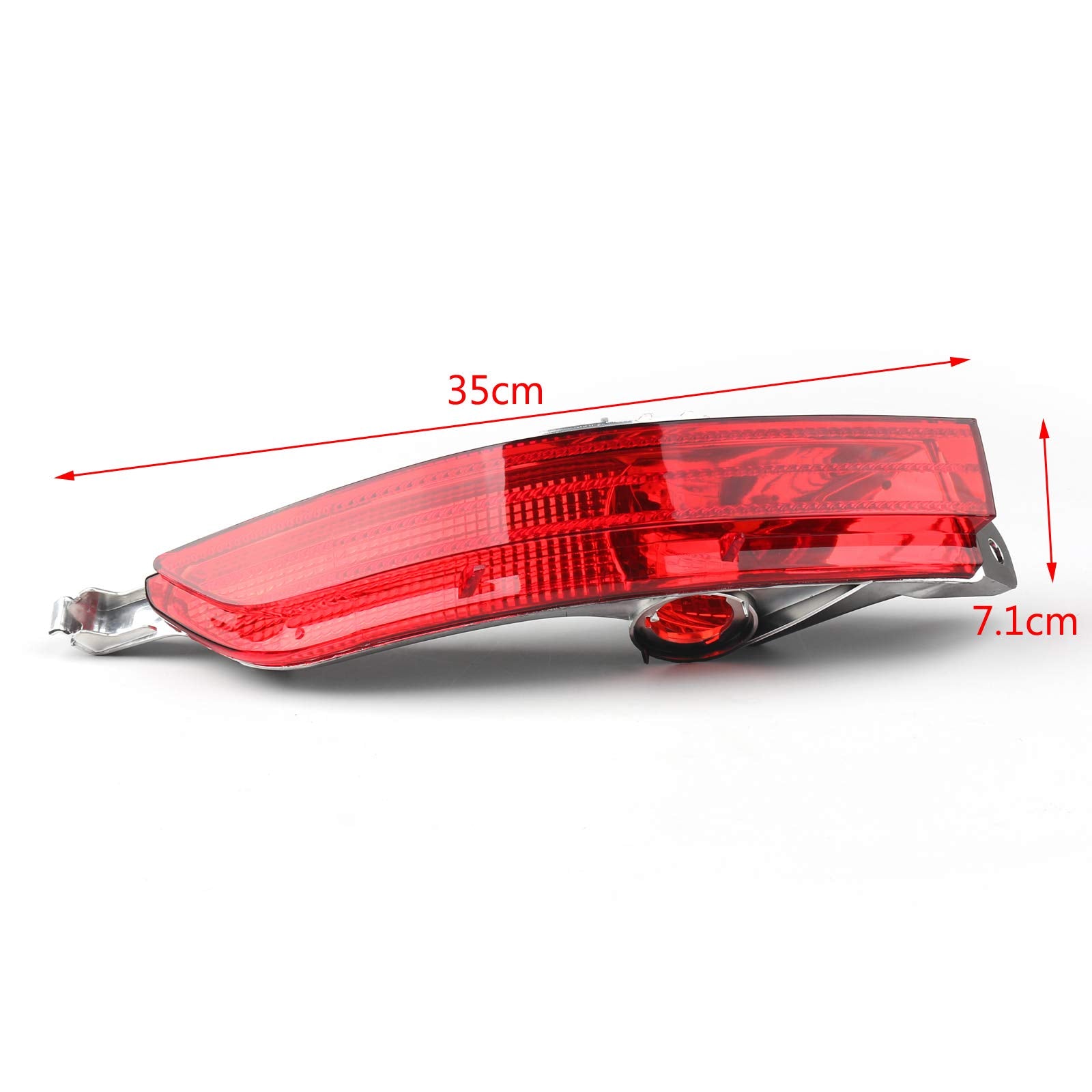 Mad Hornets Left Red Rear Fog Lamp Bumper Cover Reflector For Vw Touareg 2011-2014