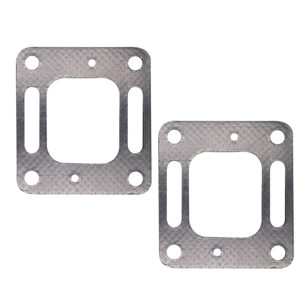 Huthbrother 18-0897 Exhaust Restricted Elbow Risers Gasket For Mercury Mercruiser V6 V8 Bravo 27-863724 27-41813 2 Pack Set