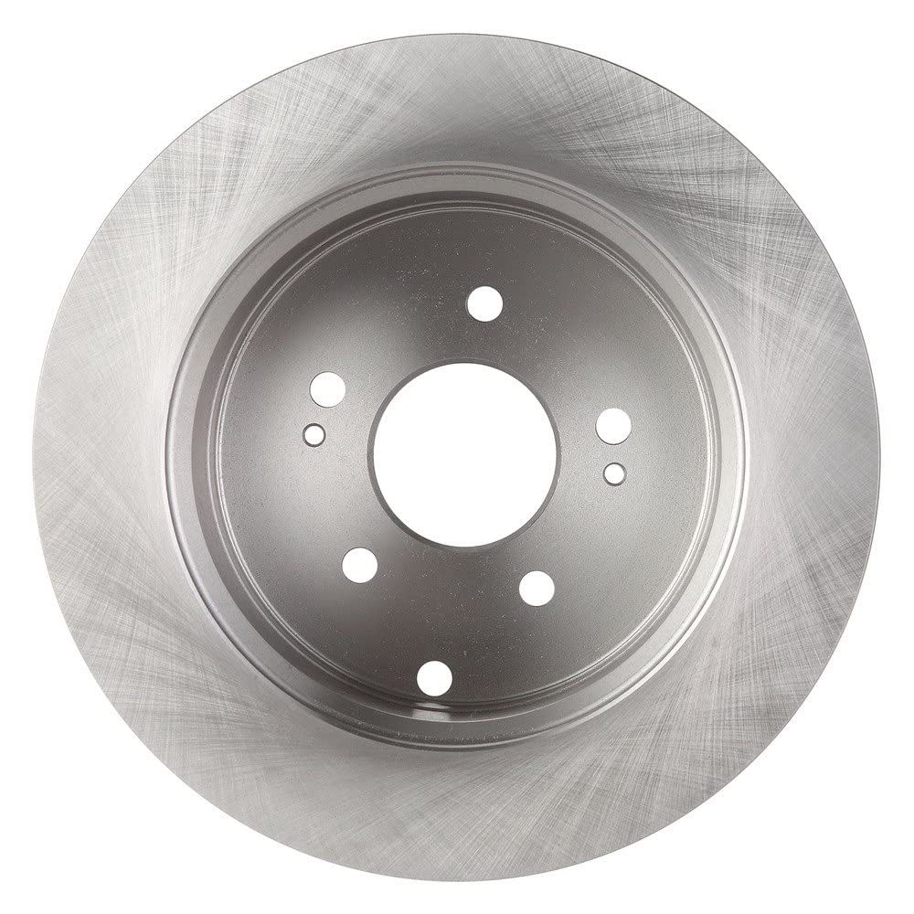 Trq Rear Brake Rotors Set Solid Compatible With 2007-2009 Hyundai Santa Fe