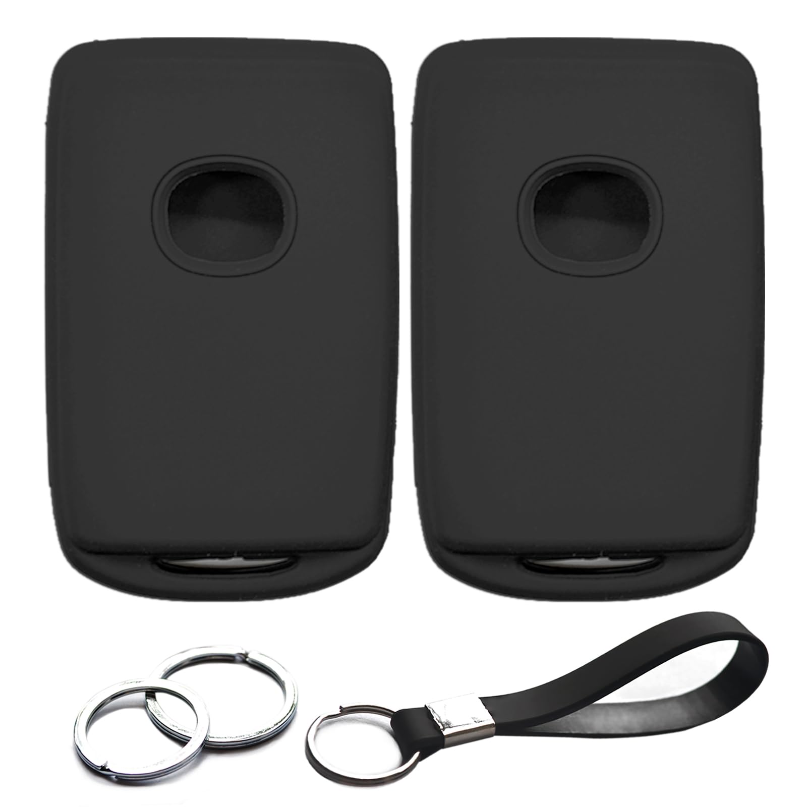 Infipar 2Pcs Compatible With Mazda 3 6 3 Sport Cx-3 Cx-5 Cx-9 Cx-30 Cx-50 Cx-90 Mx-5 Miata Mx-30 Ev Wazske11D01 Black Key Fob Co