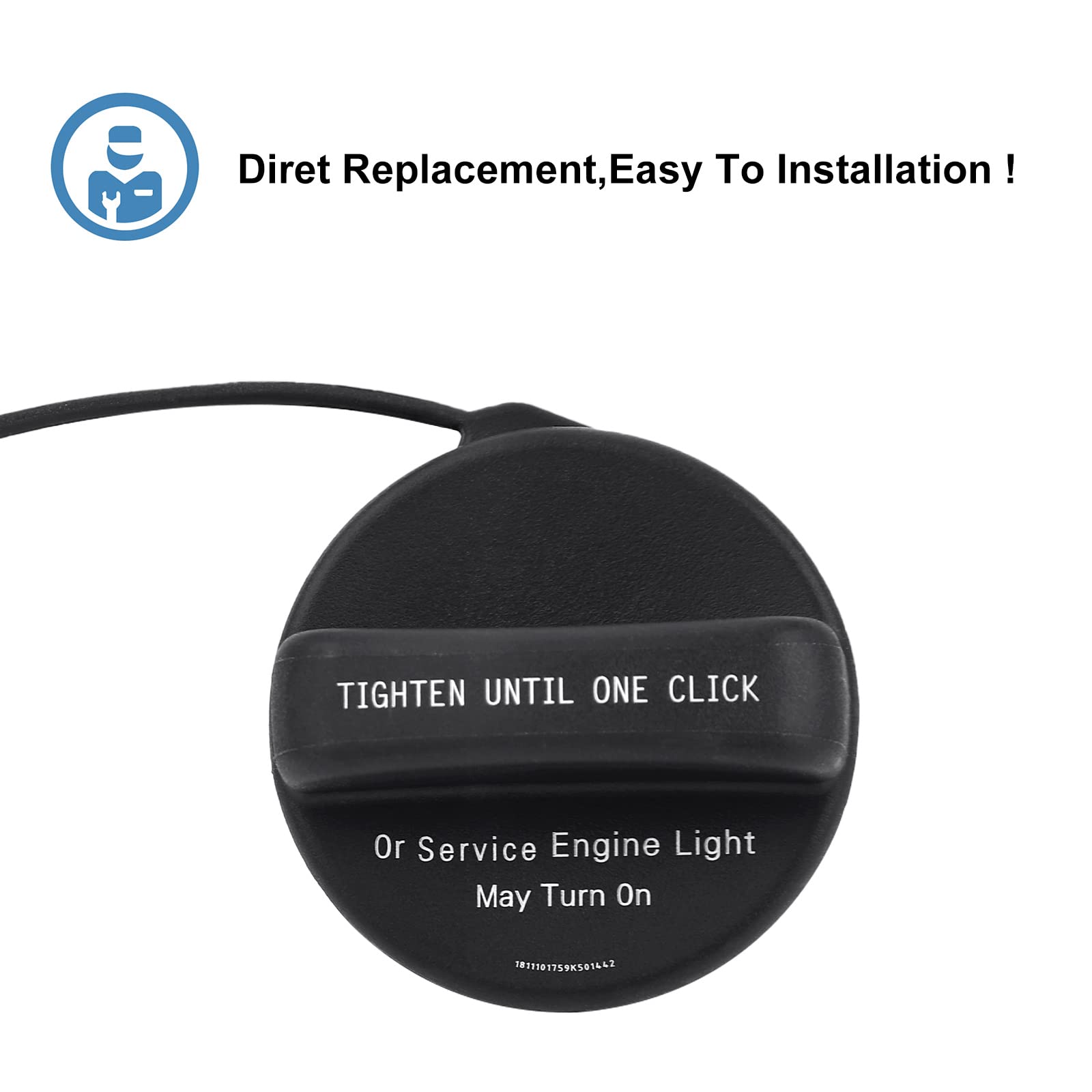 Fuel Tank Filler Cap,Gas Cap Compatible With Buick Cadillac Chevy Gmc - 2012-2015 Cts, 2010-2015 Srx Camaro, 2010-2017 Equinox Terrain, 2014-2020 Impala, 2013-2015 Malibu And More,Replace # Gt329