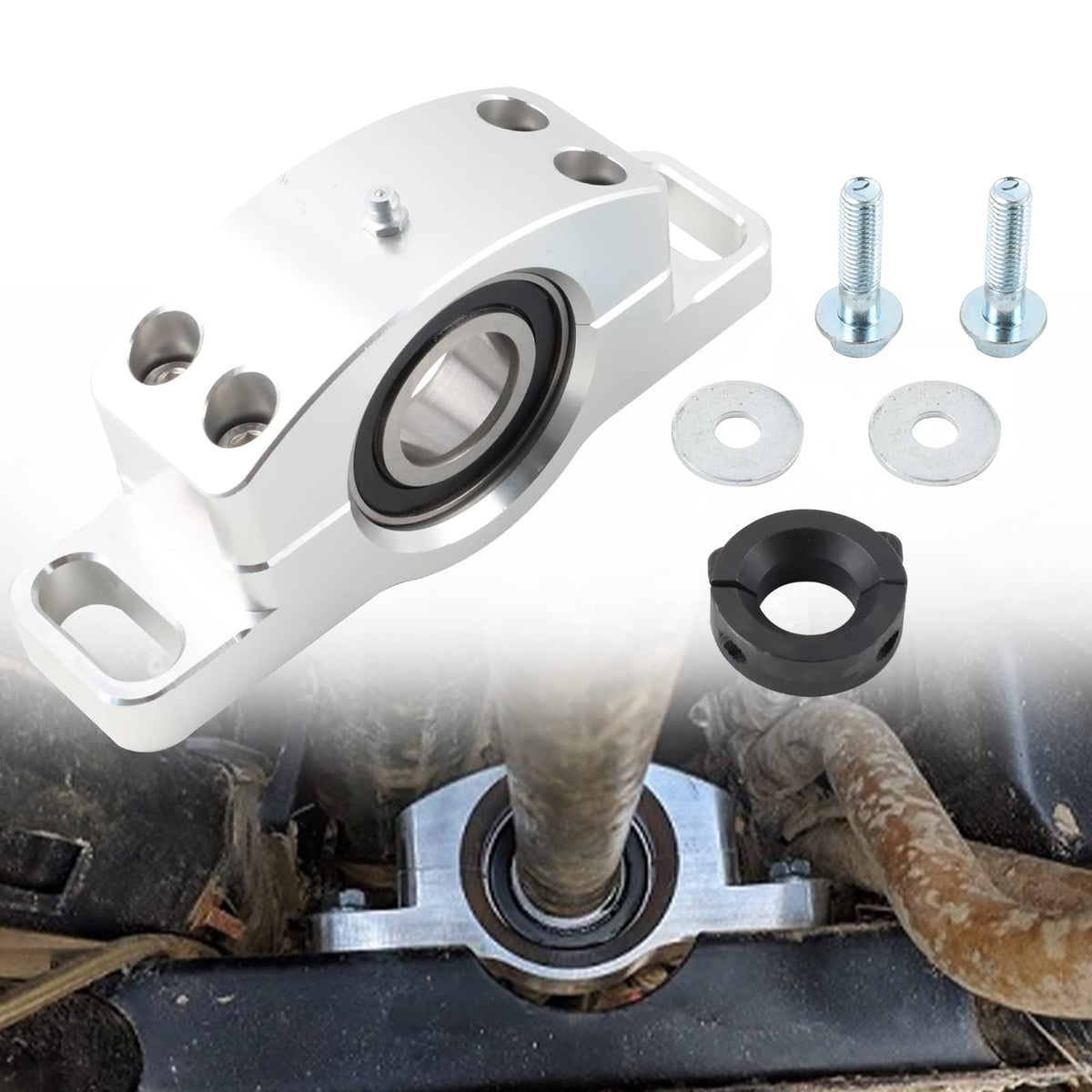 VVORHSBELL ATV Heavy Duty Billet Aluminum Carrier Bearing, Bearing Compatible with 2014-2021 Polaris Ranger 570 XP 1000 RZR XP 9