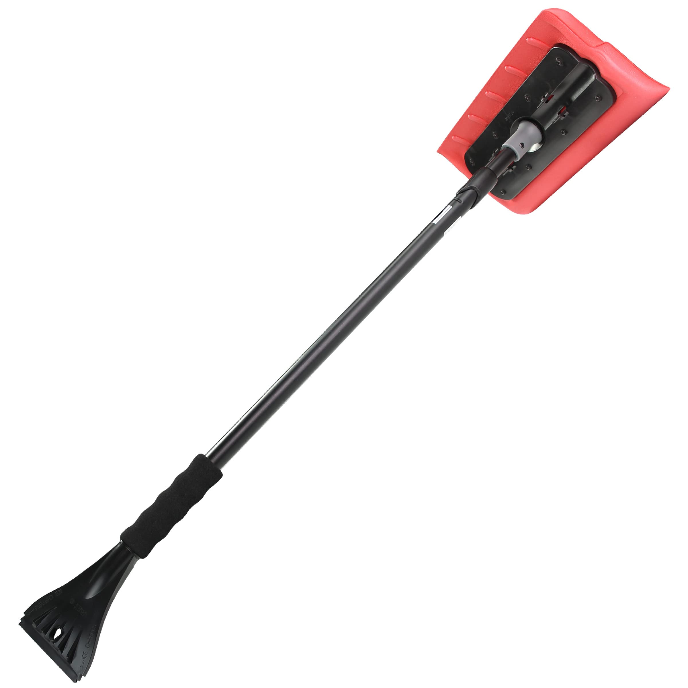 Subzero 18833 51'' Heavy Duty Telescopic Arctic Plow Snowbroom With Ice Scraper