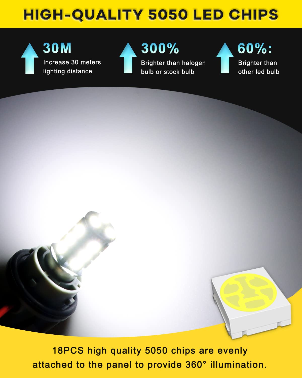 Qoope 1156 Led Bulb White Super Bright 1141 7506 1003 1073 Led Bulbs Rv Light Bulbs Replacement 5050 18Smd For 12V Rv Camper Tra
