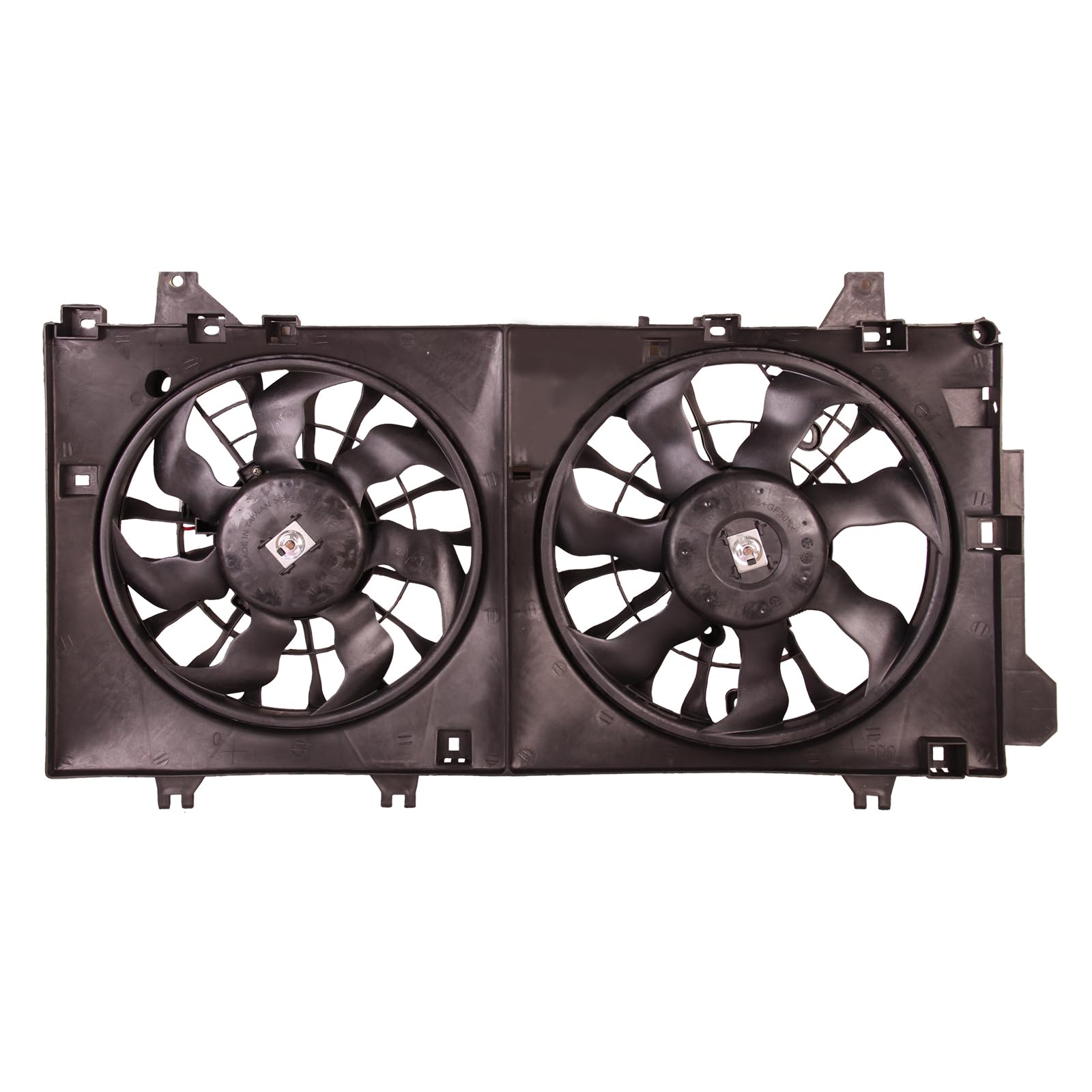 TYG Upgraded Cooling Fan Assembly for 2014-2018 Mazda 3 2.0/2.5L Japan Built | Racing-Level OE Replacement Engine Radiator for P