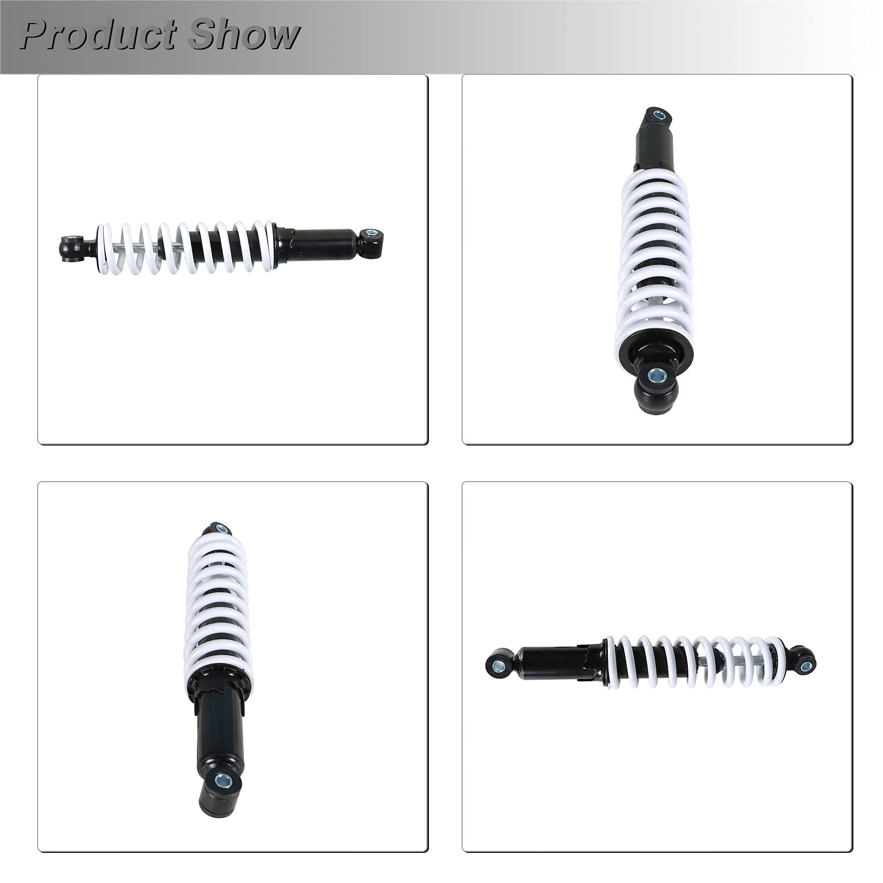 Waltyotur 360Mm 14 Rear Shock Absorber White Replacement For Atv Quad Buggy Pit Dirt Bike 110Cc 125Cc 150Cc