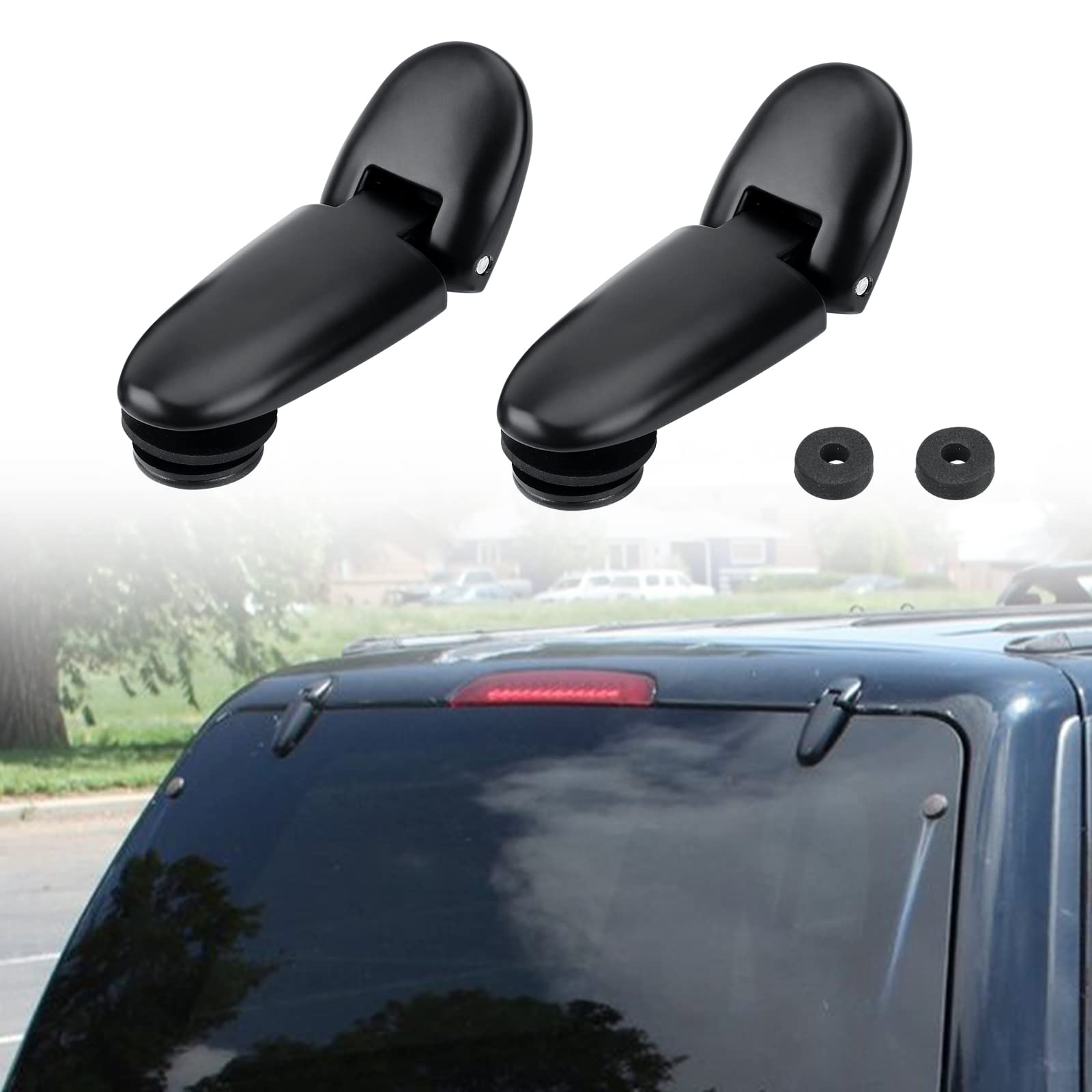 926-132 Back Hatch Liftgate Hinge Set (Right & Left) Compatible With Ford Explorer(1998-2002), Mercury Mountaineer(1998-2001) Rear Window Glass Hinges Replace Oe# 1L2Z-98420A68-Aa, F87Z-78420A68-Aa