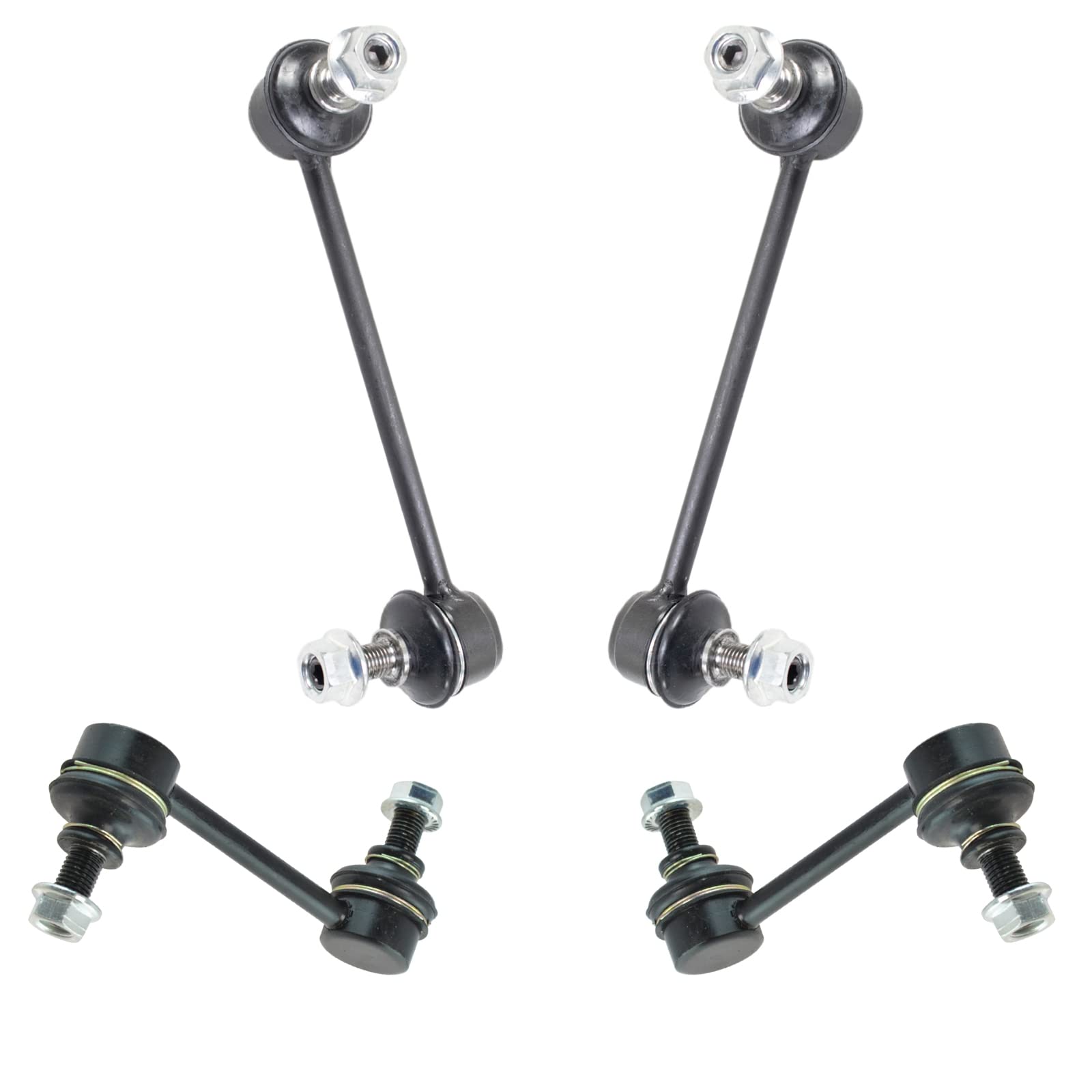 Trq Front & Rear Sway Bar Stabilizer Link Set Compatible With 2009-2013 Mazda 6