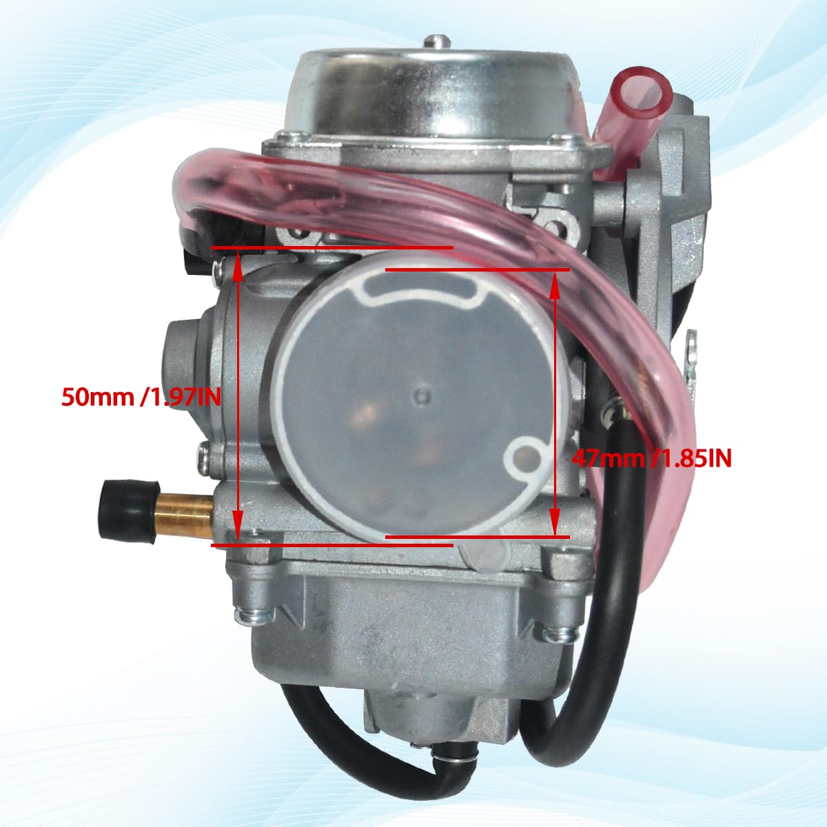 JDLLONG Carburetor Fit for Suzuki LT-F400 LTF400 LTF400F Eiger 400 4x4 2x4 2002-2007 Manual 13200-38F2V