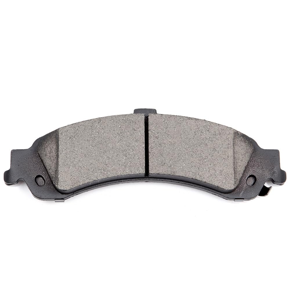 Eccpp D834-7707 D785-7653 Rear Ceramic & Front Semi Metallic Disc Brake Pad Set Fit For Cadillac Escalade 2002-2006,For Cadillac