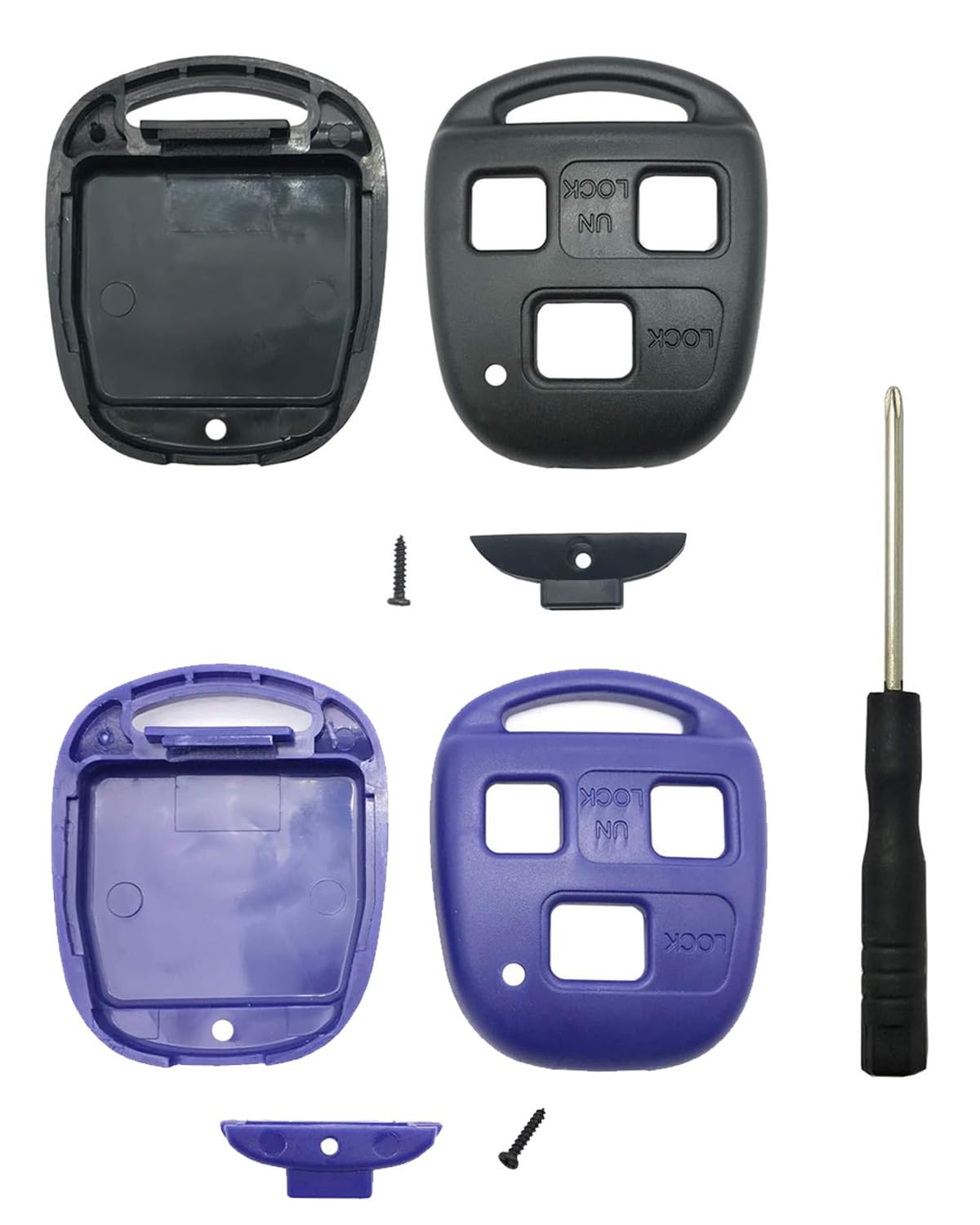 Replacement Key Fob Case Shell Fits For Lexus Es Gs Gx Is Ls Lx Rx Sc Es300 Es330 Gx470 Lx470 Is300 Is330 Rx300 Rx330 Rx350 Rx40