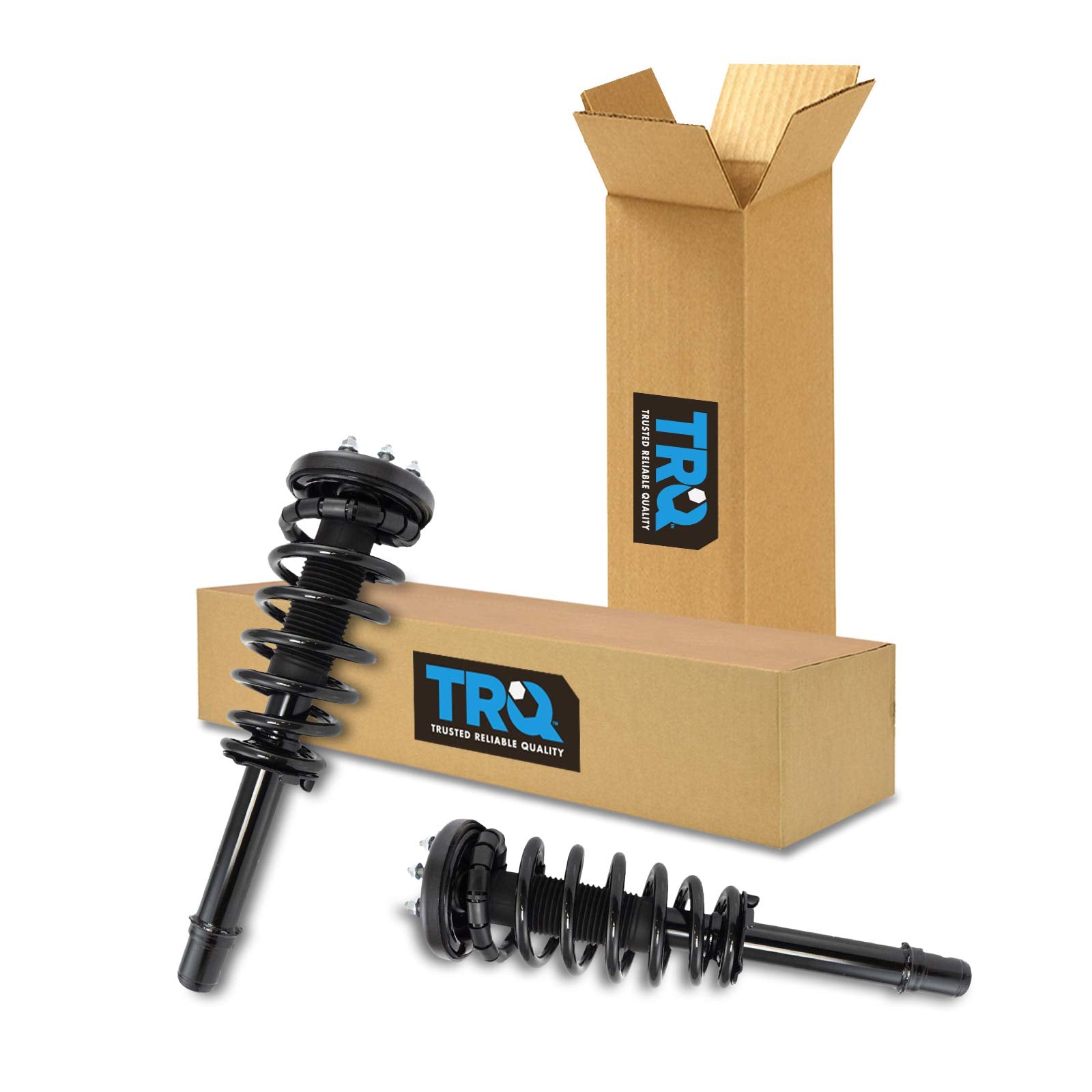 Trq Front Strut & Coil Spring Assembly Set Driver & Passenger Sides Compatible With 99-03 Acura Tl