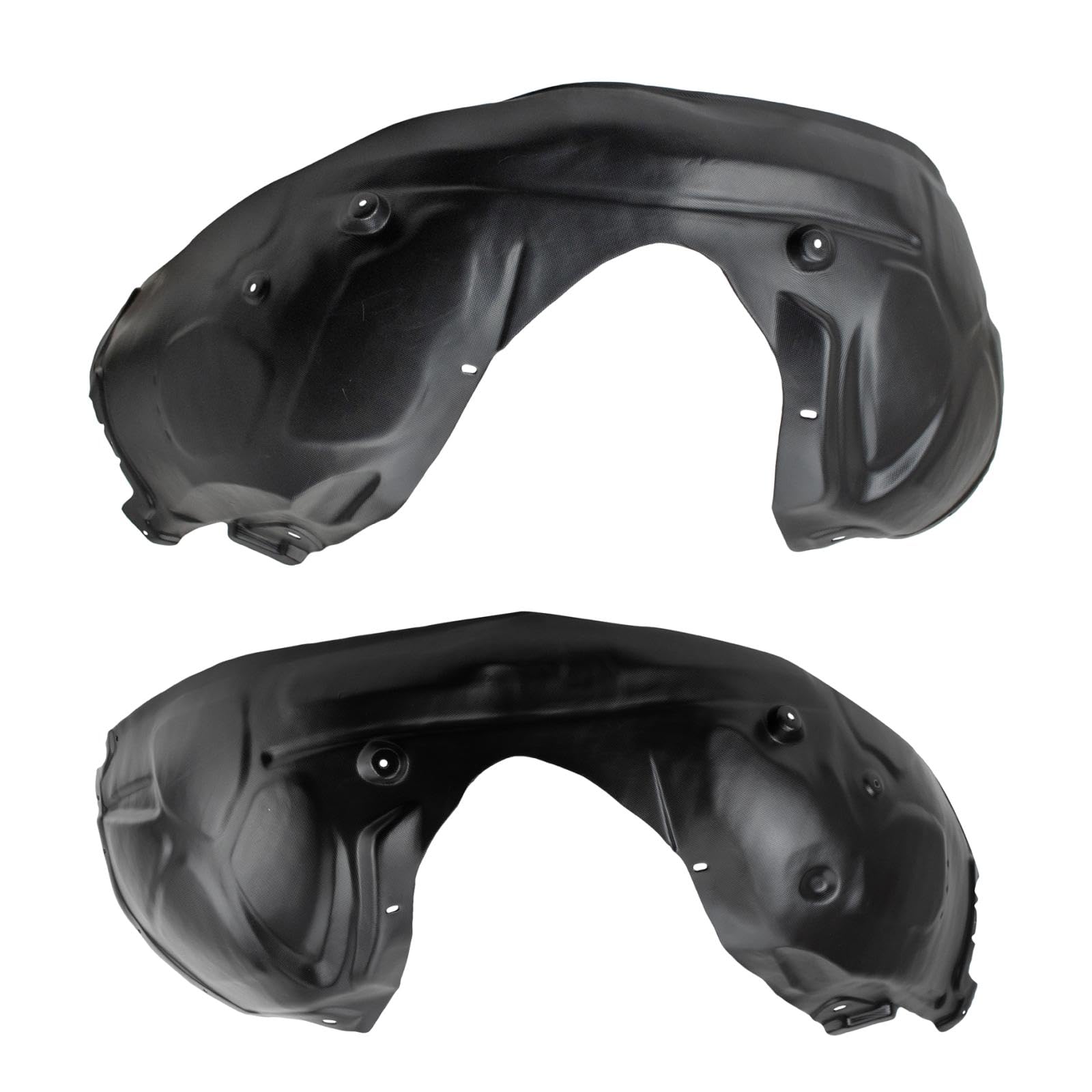 Trq Front Inner Fender Liner Set Compatible With 2011-2014 Dodge Charger Ch1248154 Ch1249154