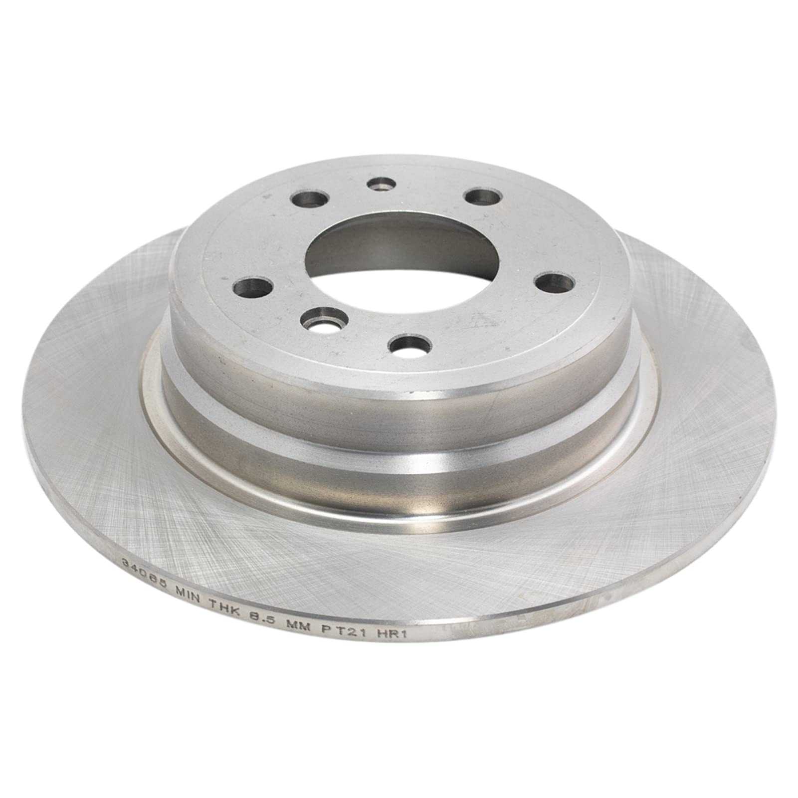 Trq Rear Brake Pad & Rotor Kit Brake Pads Brake Rotor Semi-Metallic Compatible With 1989-1995 Bmw 525I 1993 525It 1994-1995 530I