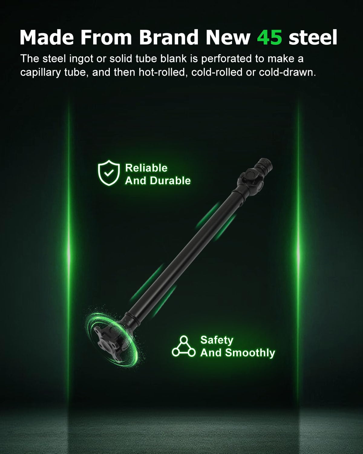 Scitoo 27.75'' Front Drive Shaft Assembly Propeller Shaft Compatible For Bmw X5 4.8L 2007-2010 26207556020 938-256 65-7064 93825