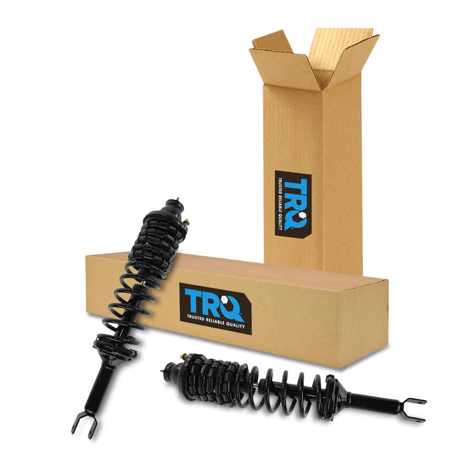 Trq Rear Strut & Coil Spring Assembly Set Driver & Passenger Sides Compatible With 90-93 Honda Accord