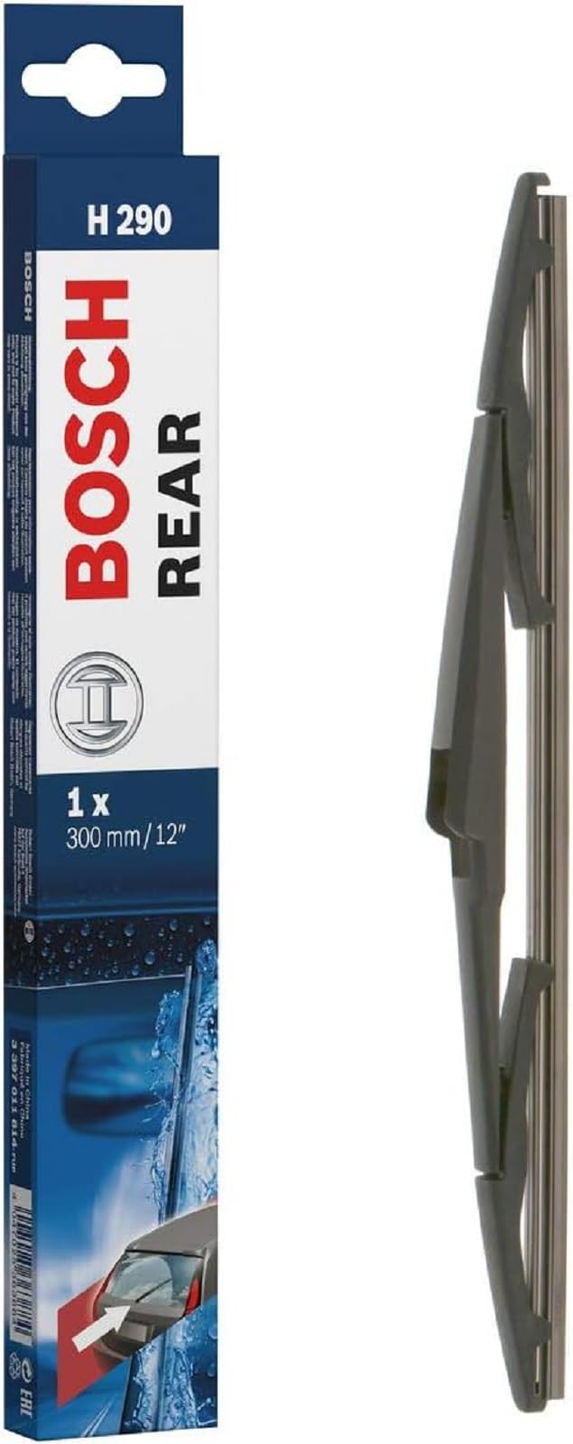 Bosch H290 Rear Wiper Blade; 12' - Single