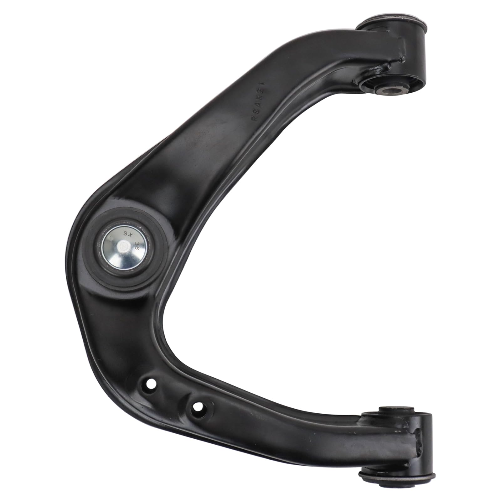 TRQ Front Right Upper Control Arm with Ball Joint, Compatible with 2005-2022 Nissan Frontier, 2005-2012 Pathfinder, Alloy Steel, Model PSA83755