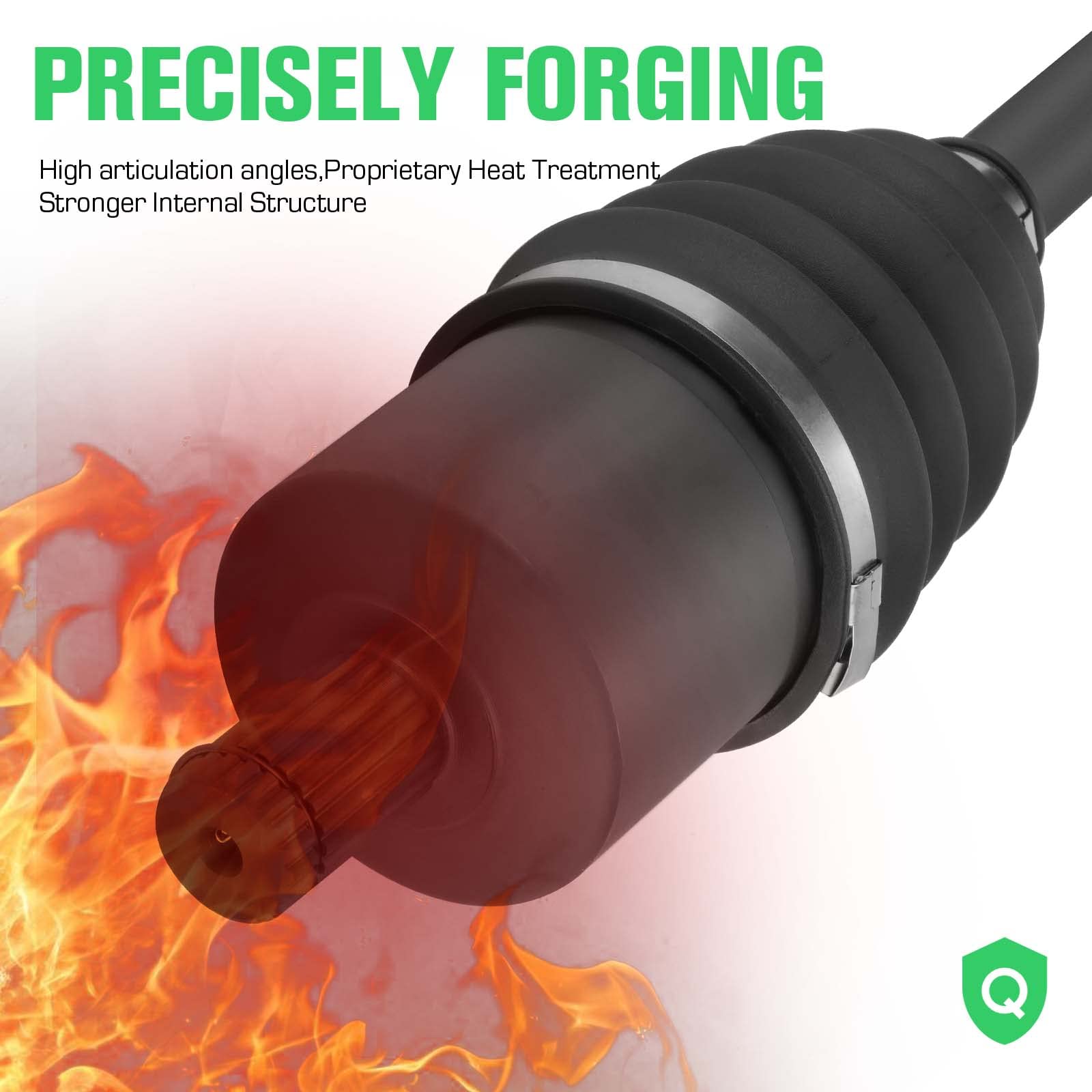 Youxmoto Cv Axle Front Left/Right (Pair) Fit For Polaris Rzr Xp 4 1000 (Eps Premium Sport) 2014 2015 2016 2017 2018 2019 2020 2021 2022, For 1333123, 1333283, 1333420, 1334308 Drive Half Shaft